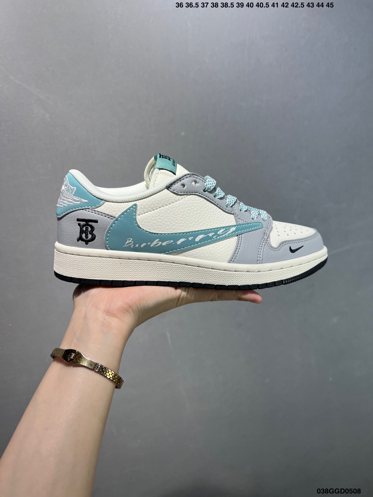 Air Jordan 1 Low Custom Burberry Edition Sneakers - Fashionable and Comfortable 2 i1746639458392 5246 0 0