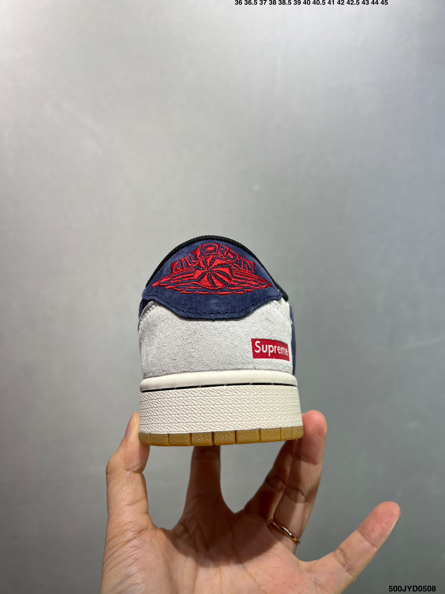 Air Jordan 1 TS Reverse Mocha Low-Top Sneakers with Supreme Branding 5 i1746639829447 2000 0 3
