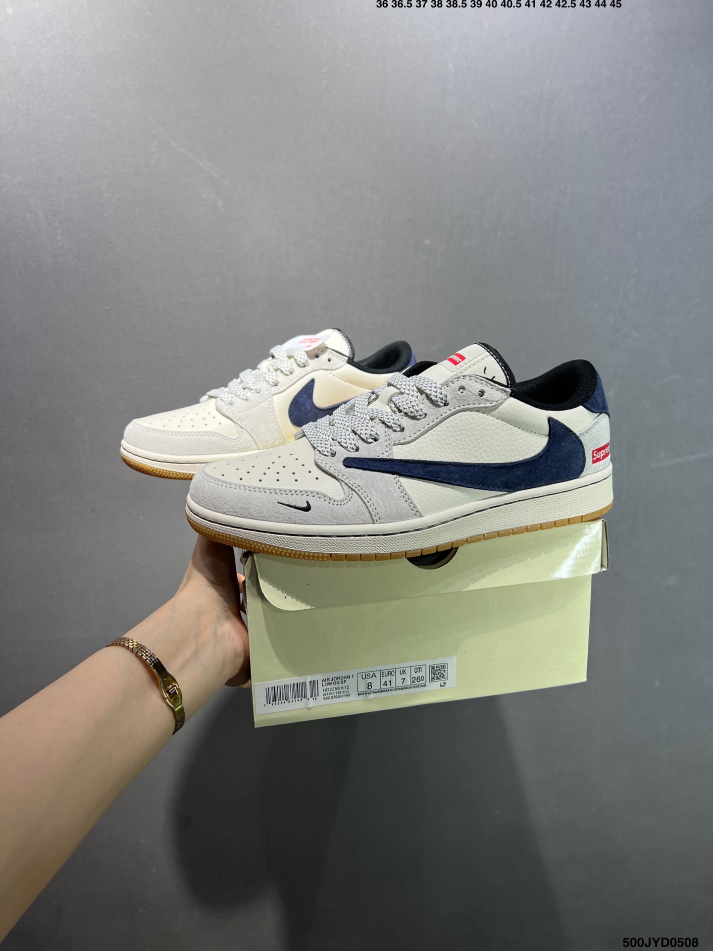 Air Jordan 1 TS Reverse Mocha Low-Top Sneakers with Supreme Branding 10 i1746639834172 2084 0 8