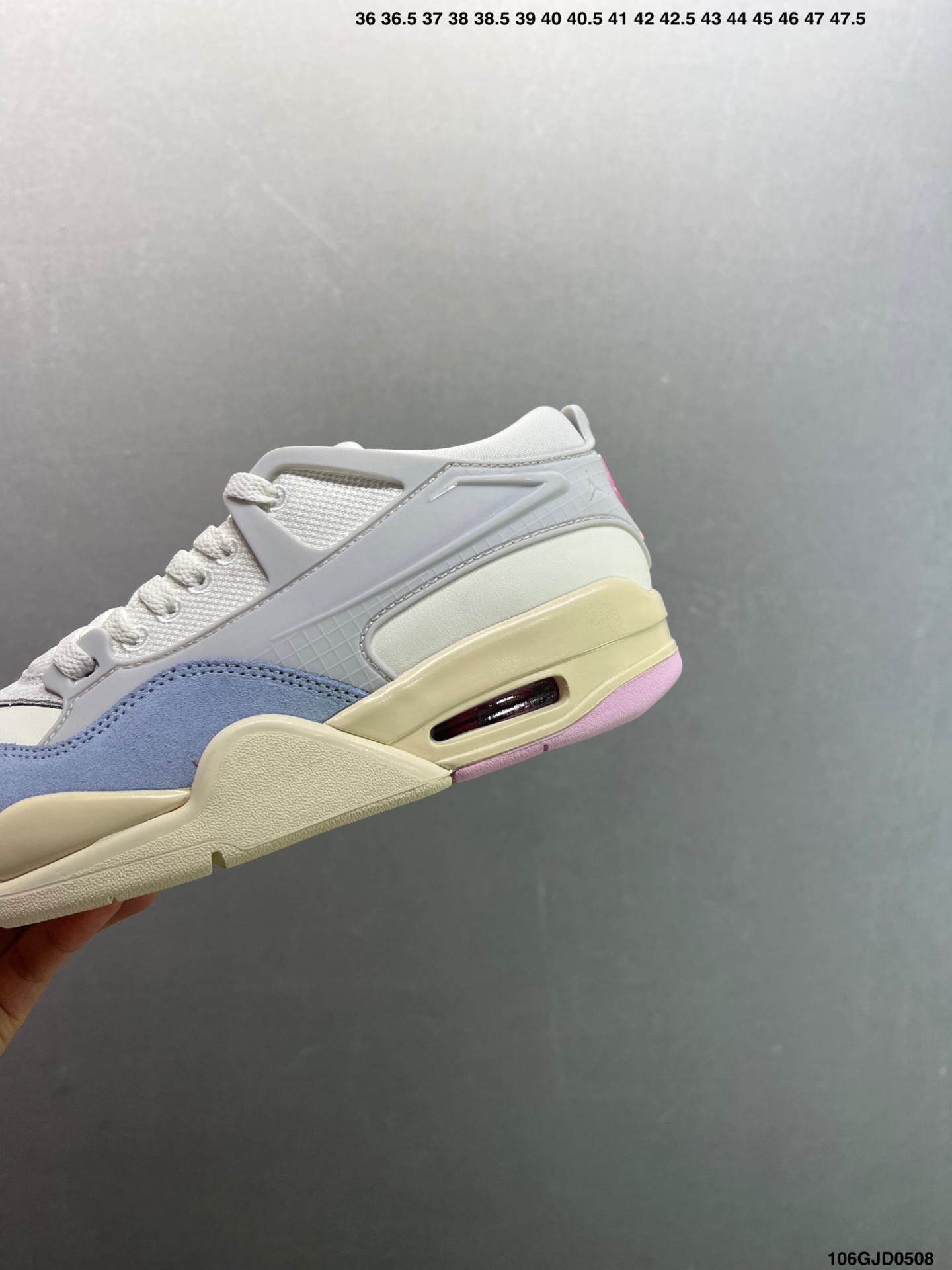 Air Jordan 4 Retro Basketball Shoes in Light Grey and Blue 3 i1746640091903 8222 0 5