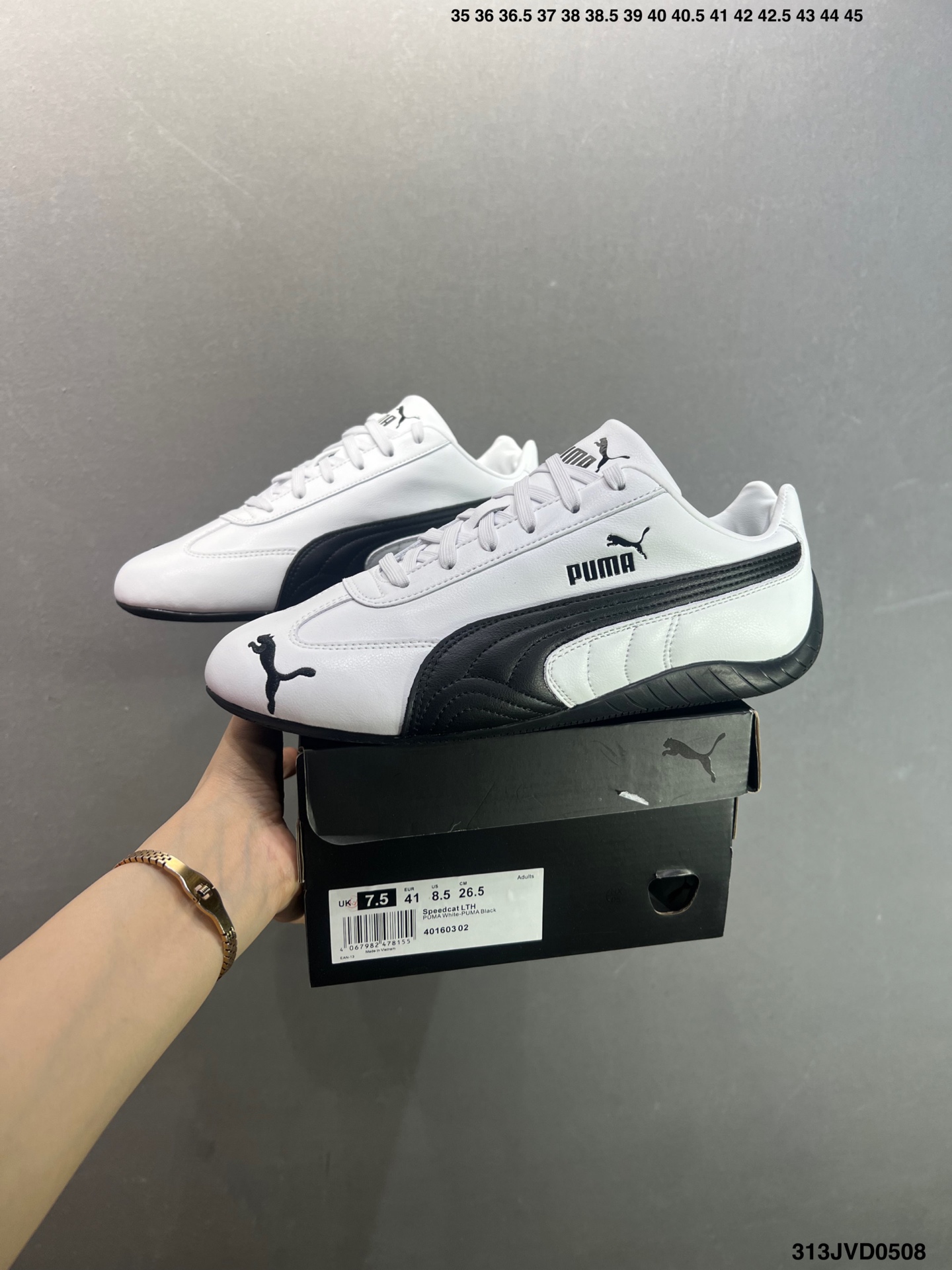 PUMA Speedcat LTH White Black Racing-Inspired Lifestyle Sneakers 10 i1746640658542 9978 0 8