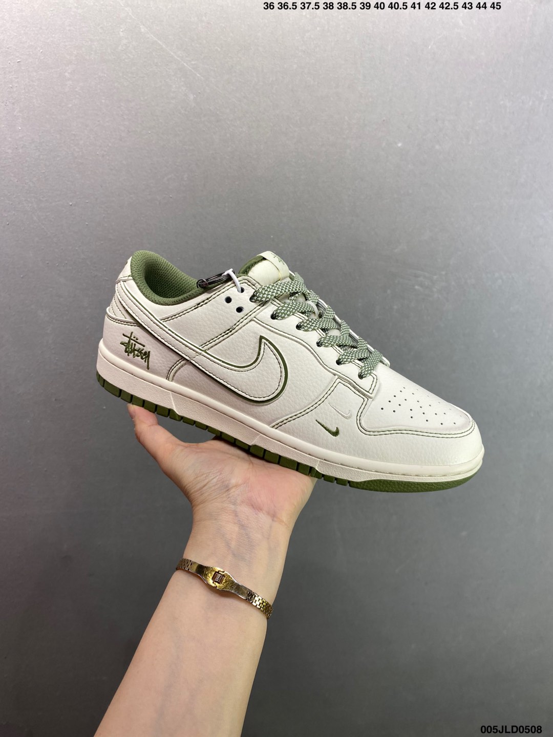 Stussy x Nike Dunk Low Cream/Olive Green: Fashion-Forward Sneakers 3 i1746641843977 5099 0 1