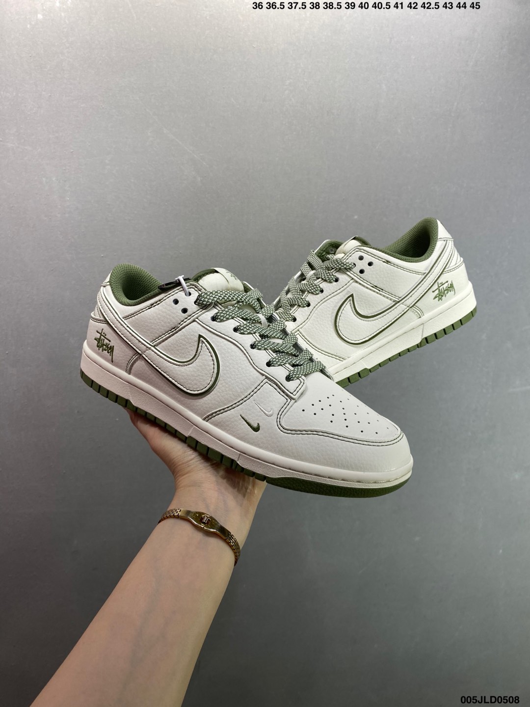 Stussy x Nike Dunk Low Cream/Olive Green: Fashion-Forward Sneakers 9 i1746641844236 8170 0 7