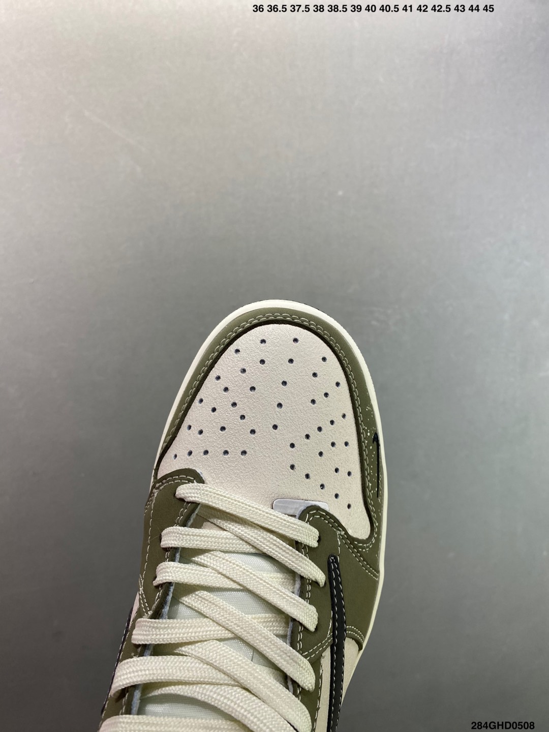 Travis Scott x Stussy Air Jordan 1 Low Olive Sneakers 6 i1746642068339 206 0 4