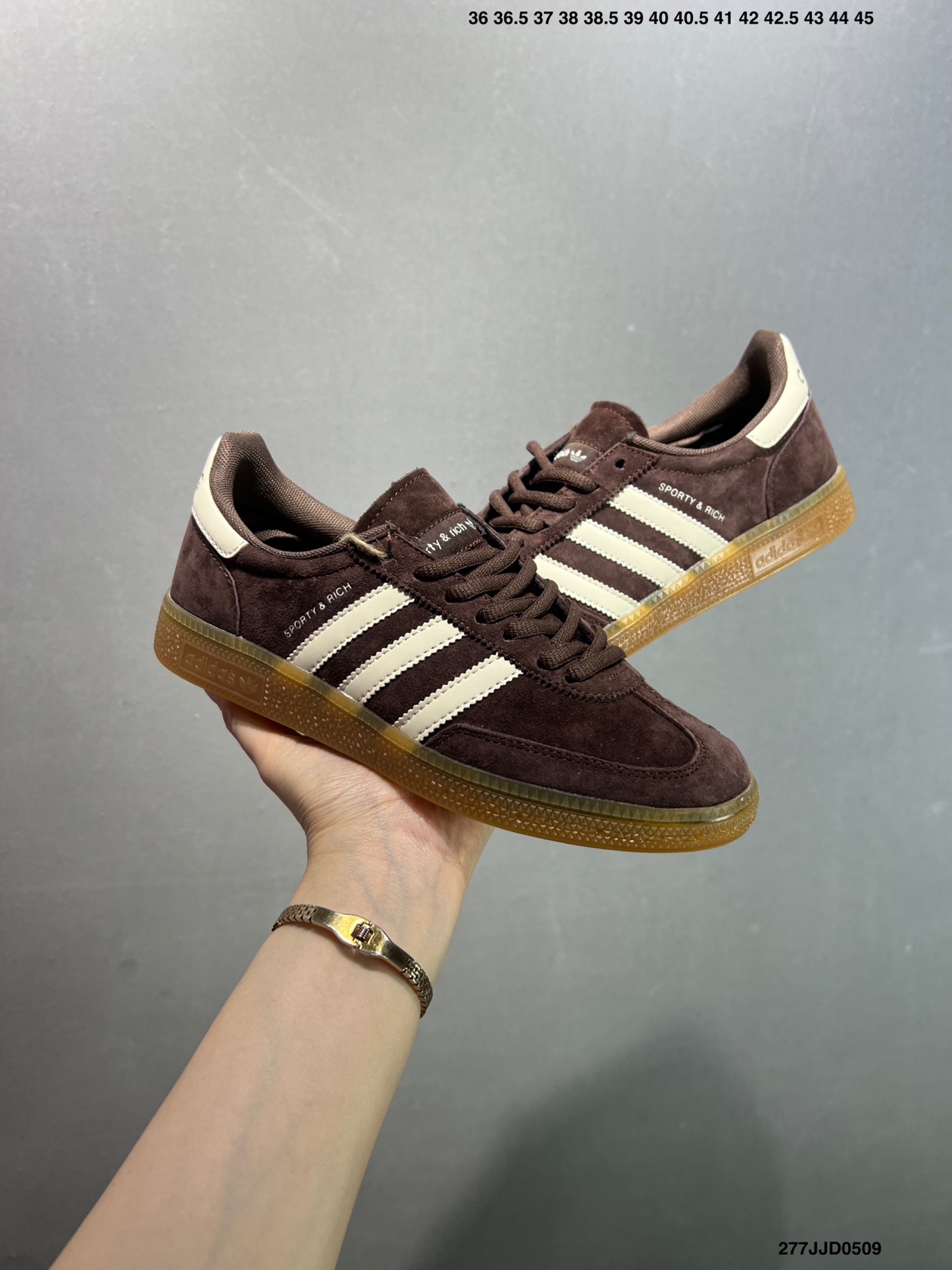 Adidas Originals Handball Special Sporty & Rich Green Suede Sneakers 3 i1746718702240 1196 0 7