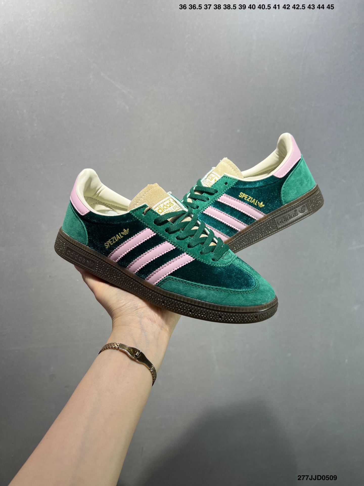 Adidas Originals Handball Special Sporty & Rich Green Suede Sneakers 6 i1746718776105 7254 0 7