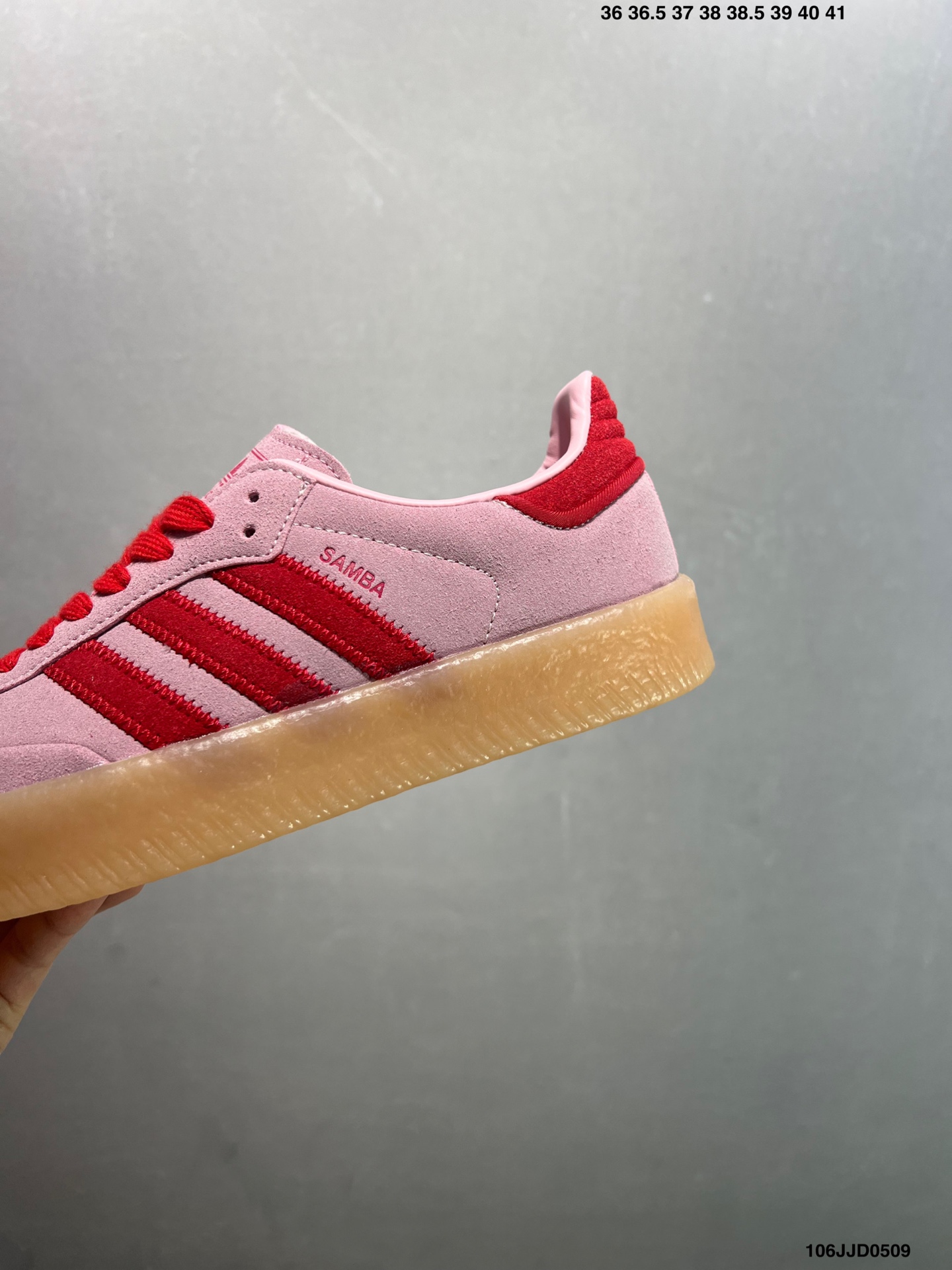 Adidas Originals Samba W Pink/Red Casual Sneakers ID3737 Ladies Shoes 7 i1746723128800 3146 0 5