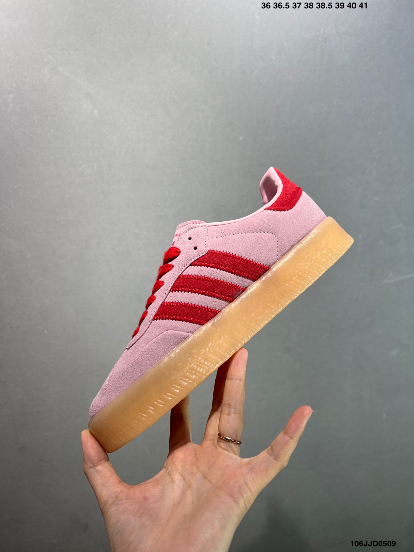 Adidas Originals Samba W Pink/Red Casual Sneakers ID3737 Ladies Shoes 4 i1746723130793 8920 0 2