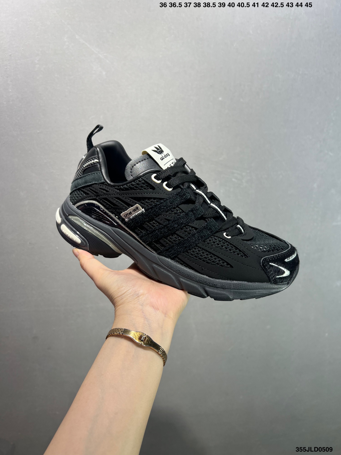 SFTM x AD Originals ADISTAR Cushion Low-Top Sneakers, Black 3 i1746724095653 537 0 1