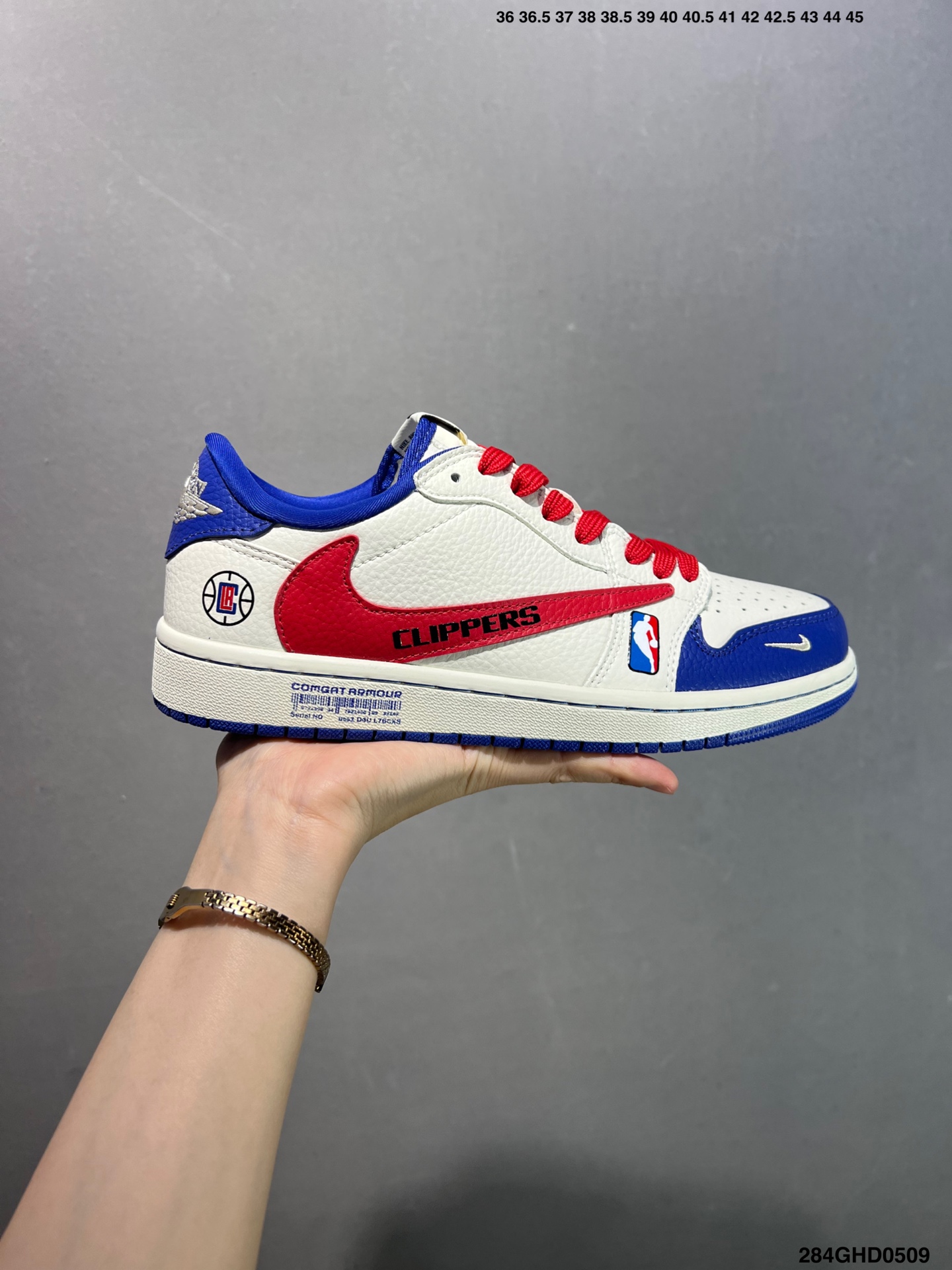 Nike Air Jordan 1 Low Custom Clippers Edition Retro Basketball Shoes 2 i1746724323046 4783 0 0