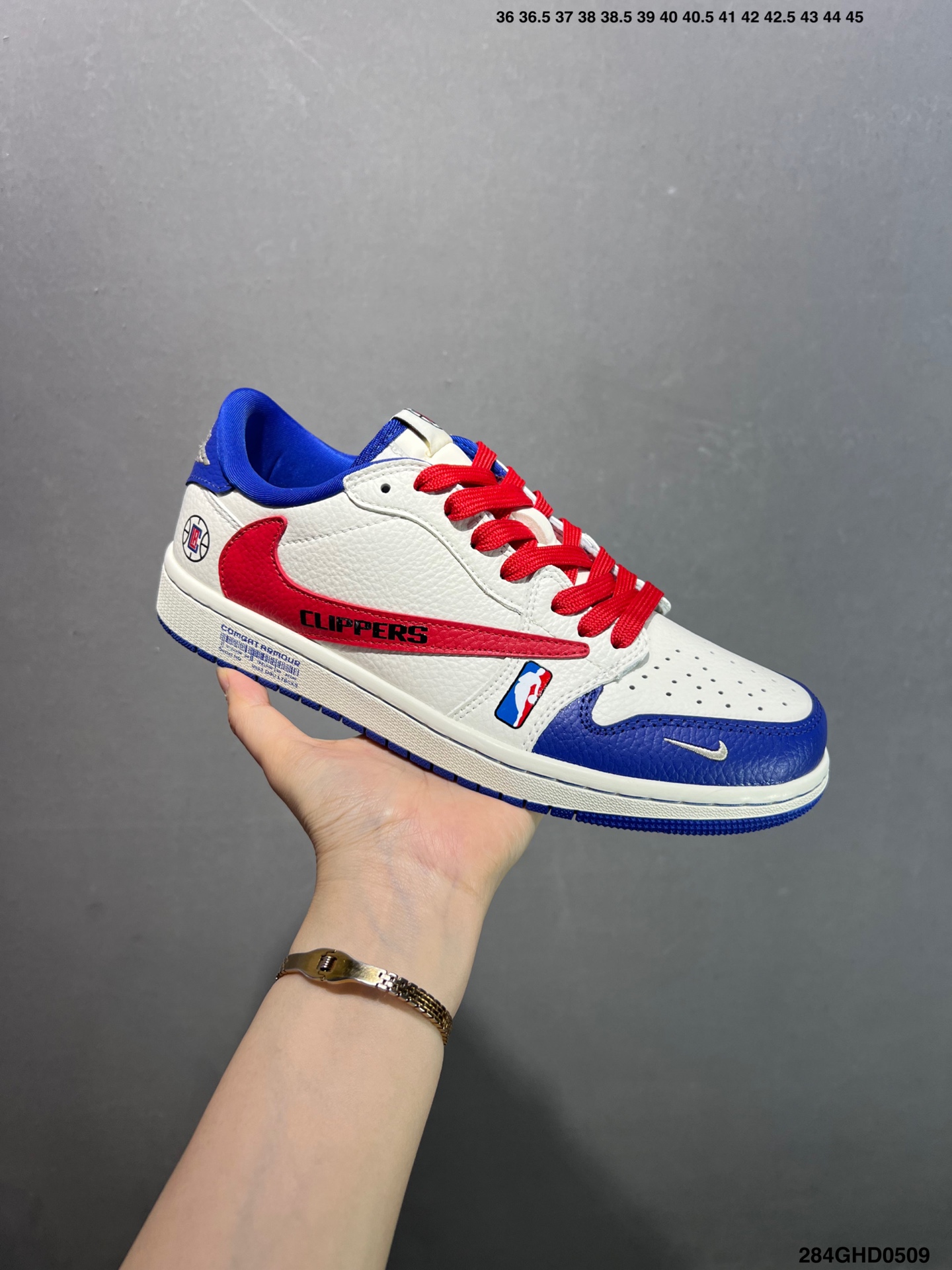 Nike Air Jordan 1 Low Custom Clippers Edition Retro Basketball Shoes 3 i1746724323137 3134 0 1