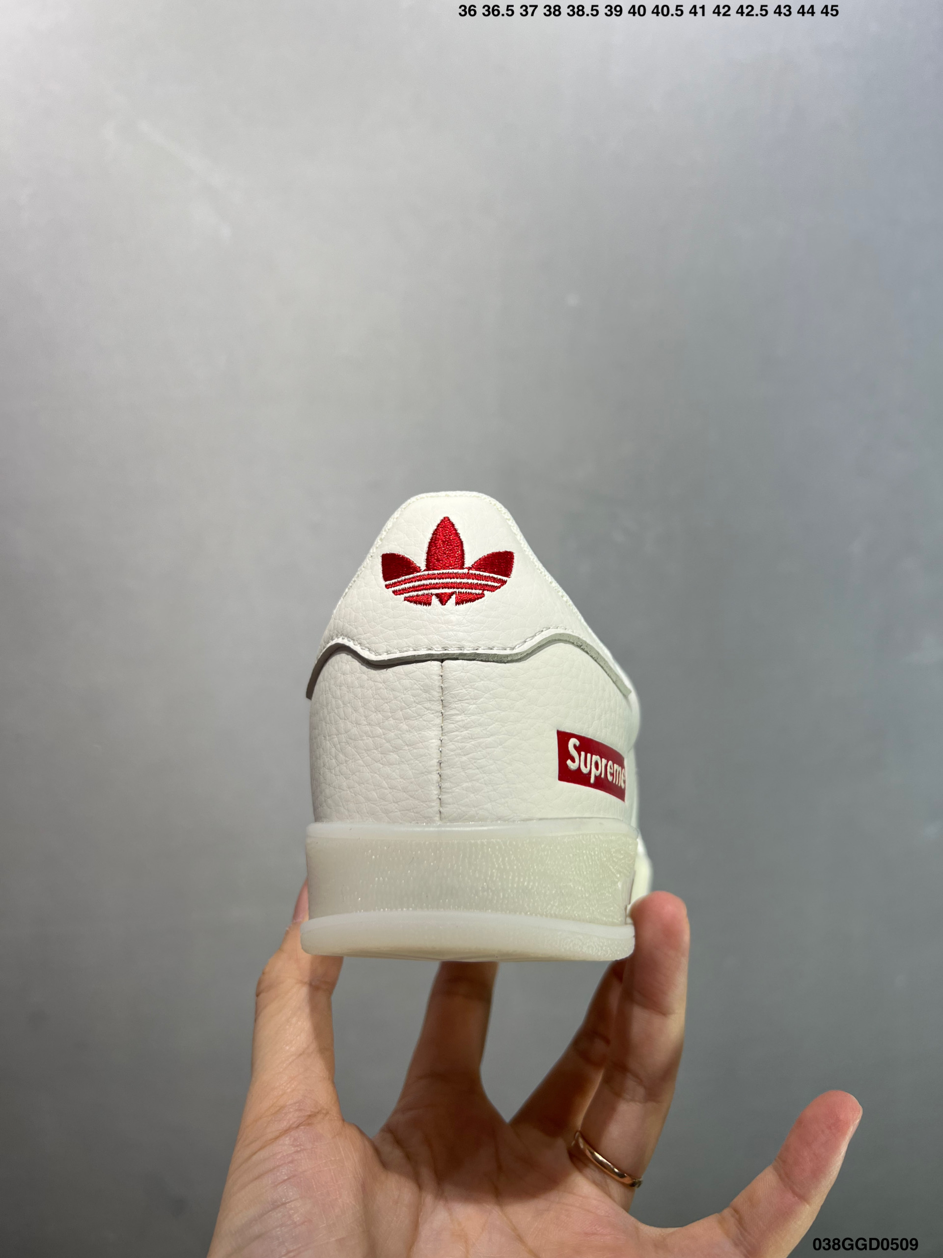 Adidas x Supreme Gazelle Cream White Sneakers - Retro Style, Comfortable Fit 5 i1746724405594 15 0 3