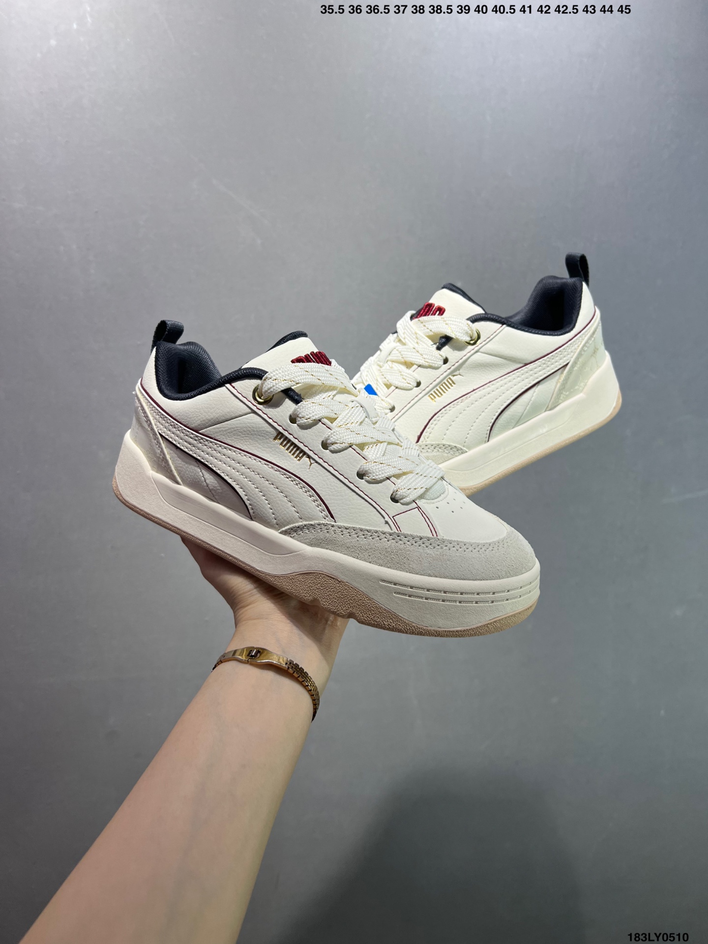 Puma Park Lifestyle OG Sneakers, Retro Bread Style Casual Shoes, Unisex 8 i1746806107727 2845 0 7