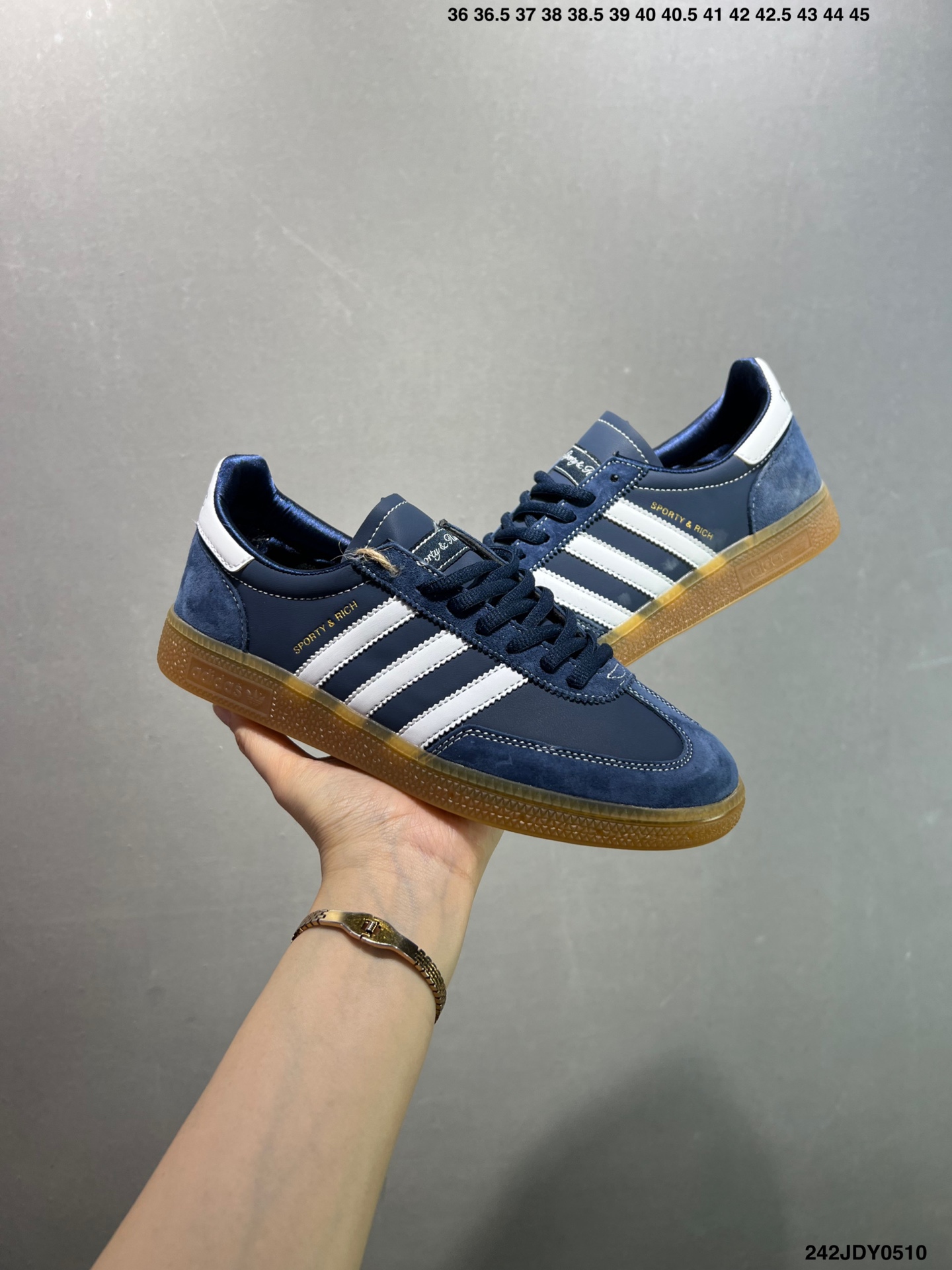 Adidas Handball SPZL Sporty & Rich Green/White Athletic Shoes 8 i1746807930841 2793 0 7