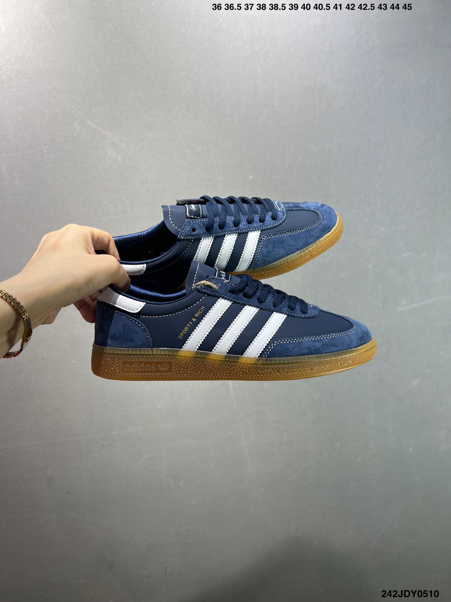 Adidas Handball SPZL Sporty & Rich Green/White Athletic Shoes 9 i1746807932674 7490 0 8