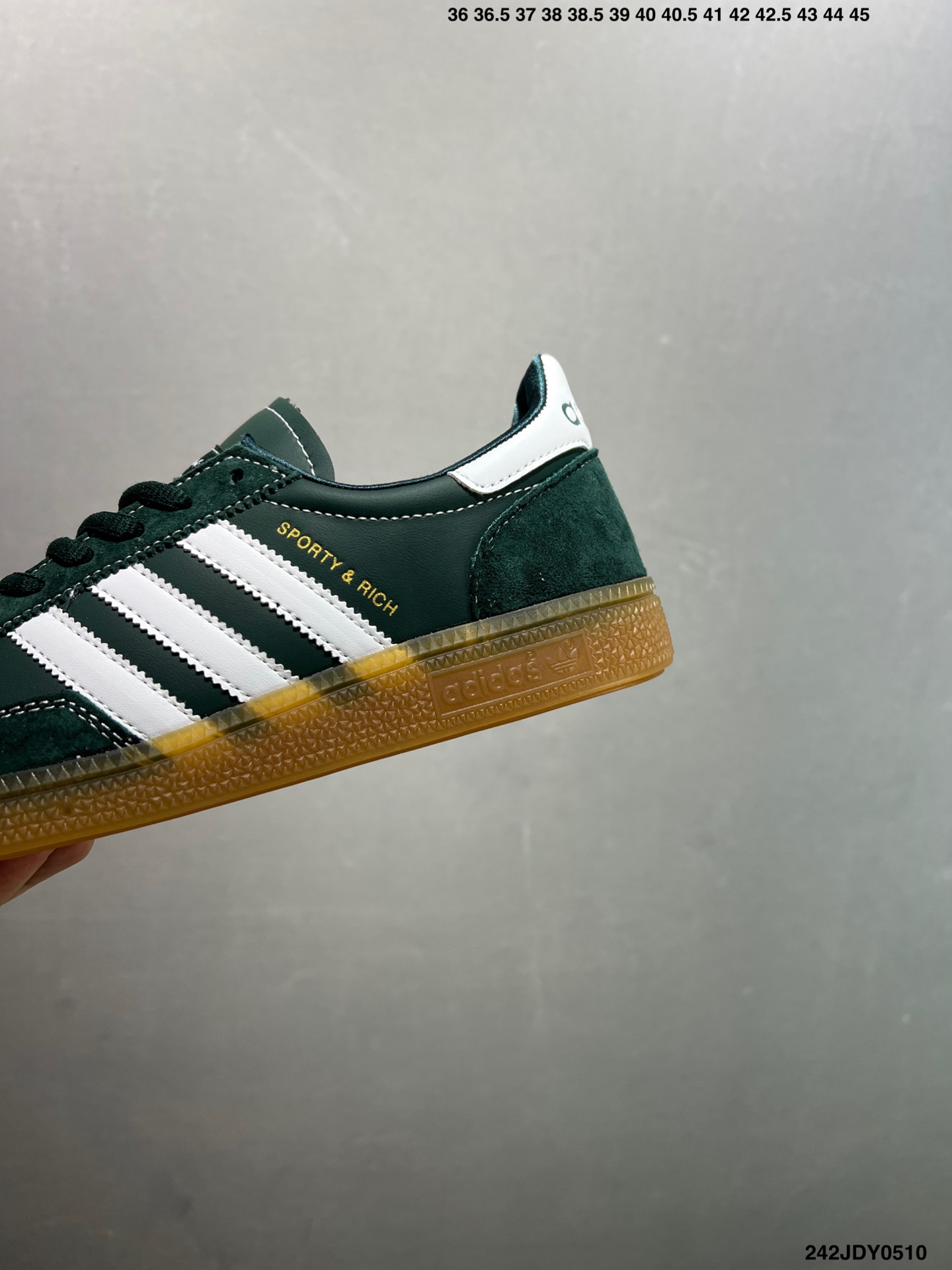 Adidas Handball SPZL Sporty & Rich Green/White Athletic Shoes 3 i1746807954271 9432 0 5