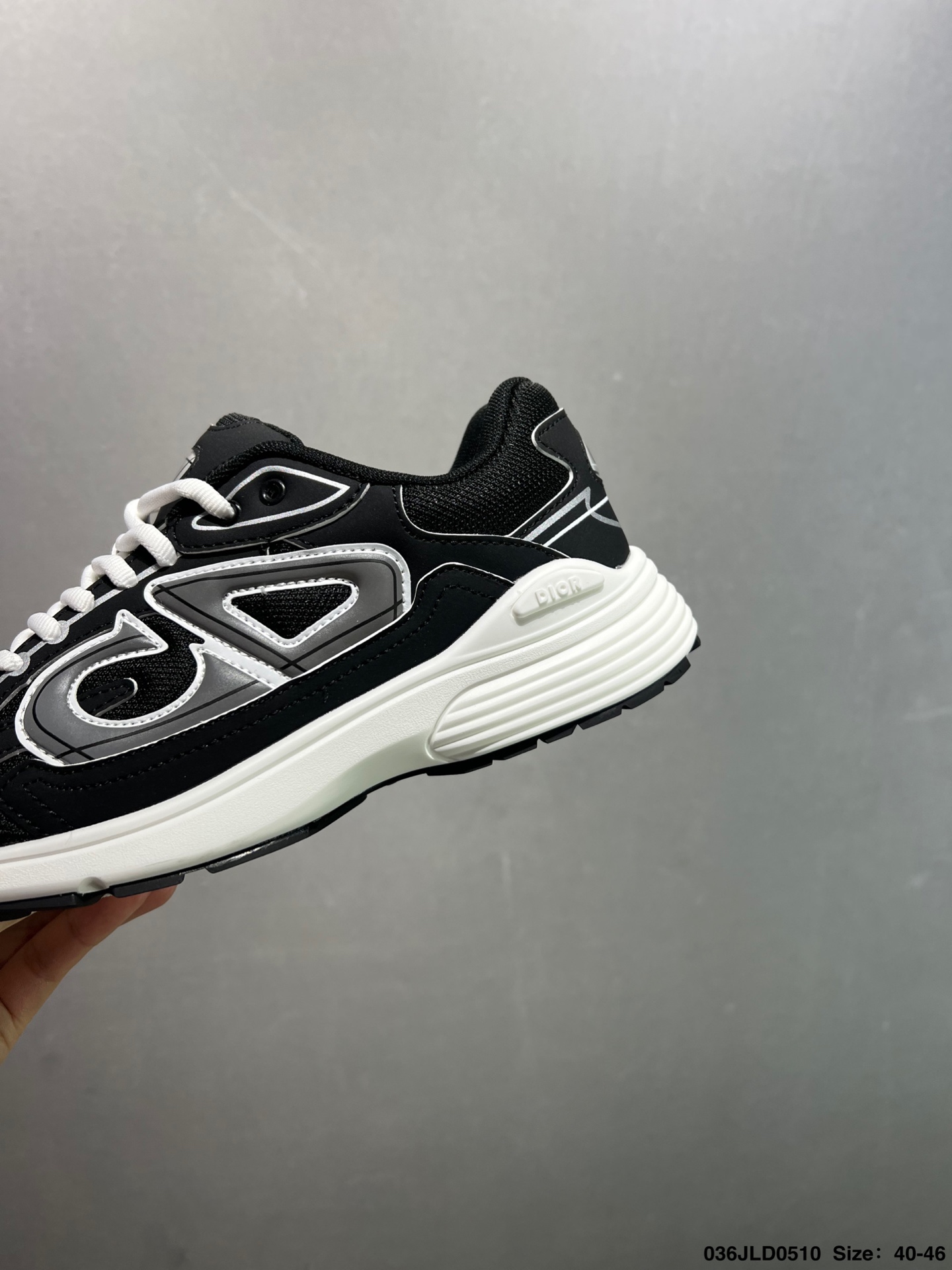 Dior B30 Low-Top Sneakers in Gray Mesh and Technical Fabric, Iconic CD30 Logo 7 i1746810550433 4772 0 5