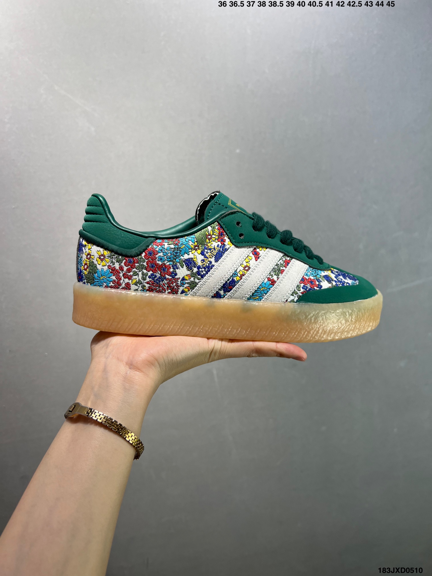 Adidas Originals Sambae W Floral Sneakers - Retro Style, Comfortable Fit 2 i1746811019925 6019 0 0