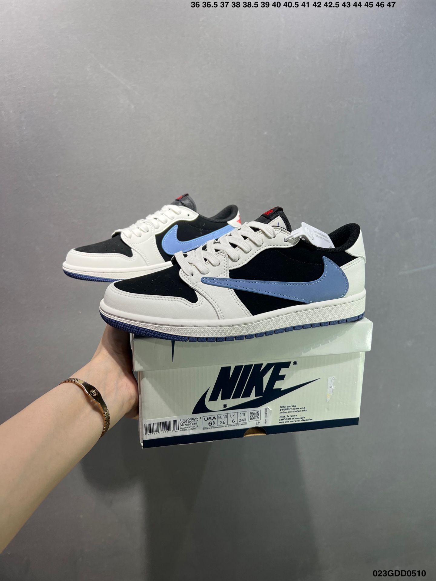 Air Jordan 1 Low Travis Scott Reverse Mocha Sneakers Black White Blue 10 i1746812143015 6297 0 8