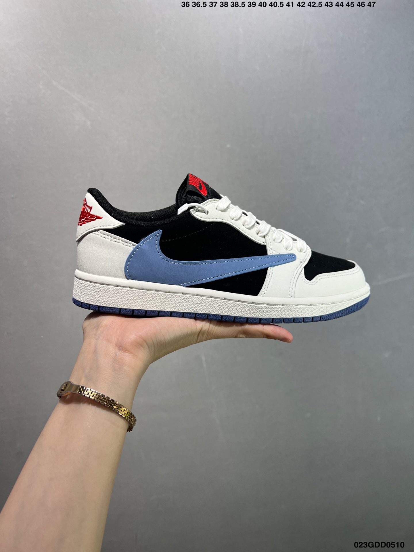 Air Jordan 1 Low Travis Scott Reverse Mocha Sneakers Black White Blue 2 i1746812143058 191 0 0