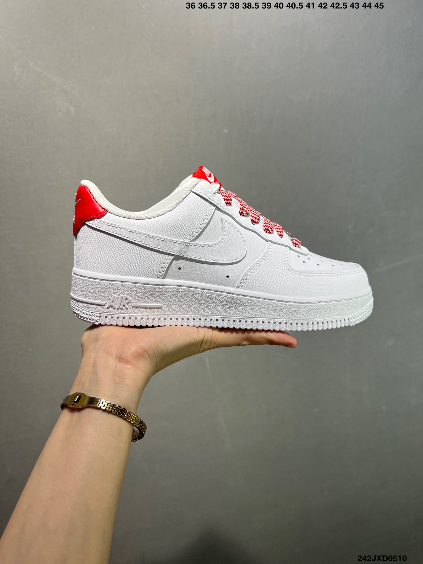 Nike Air Force 1 Low White Red Casual Sneakers Size 36-45 2 i1746812346629 9758 0 0
