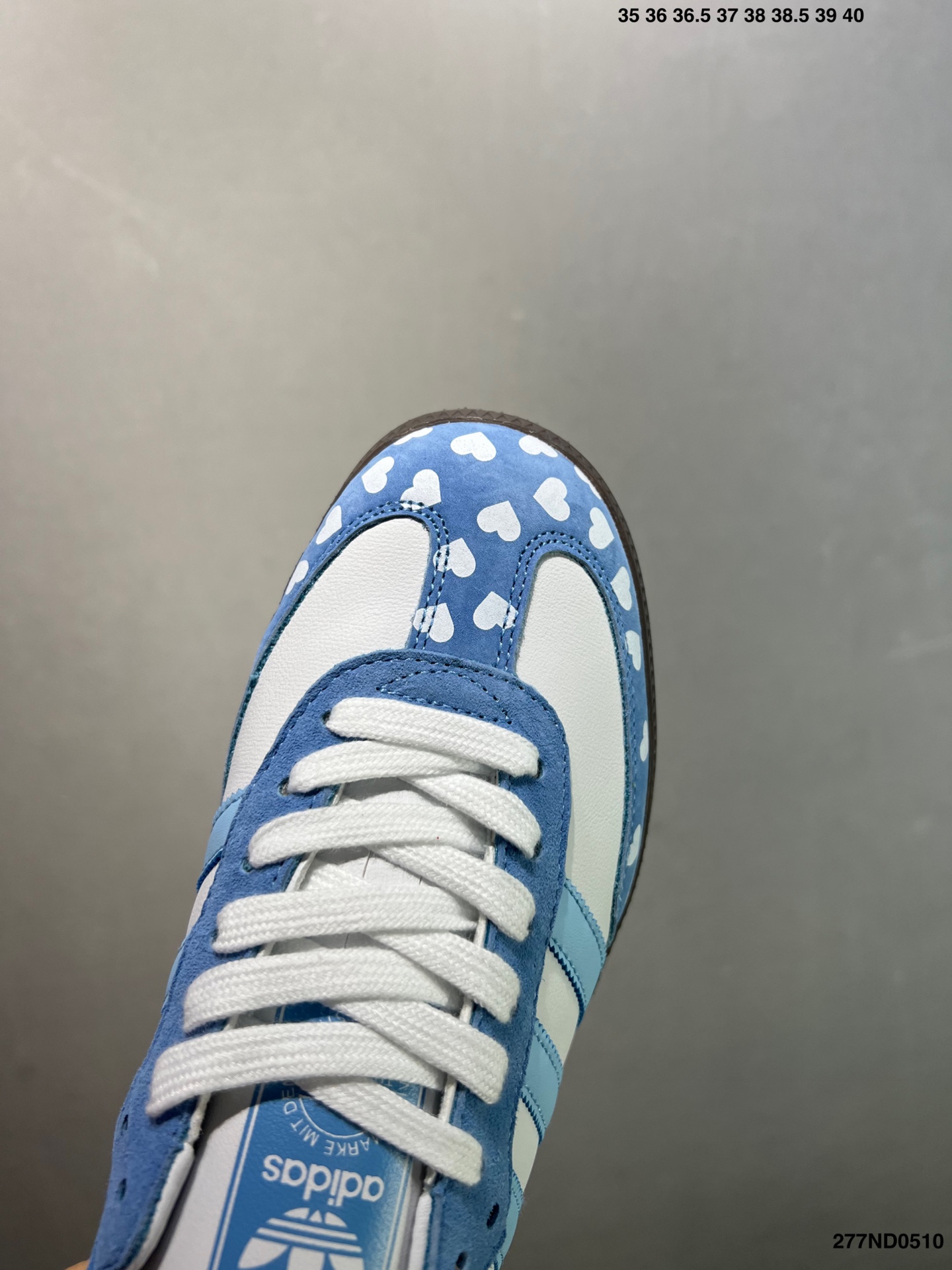 Adidas x Comme des Garcons Samba OG White/Blue Women's Shoes 6 i1746812503524 7576 0 4