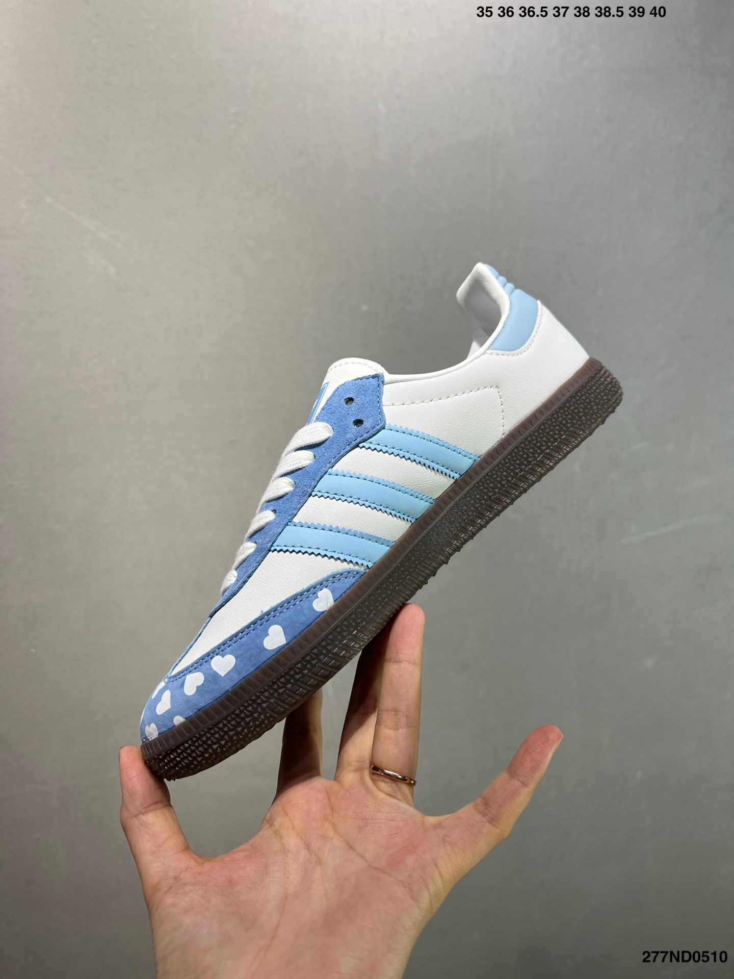 Adidas x Comme des Garcons Samba OG White/Blue Women's Shoes 4 i1746812505337 6654 0 2