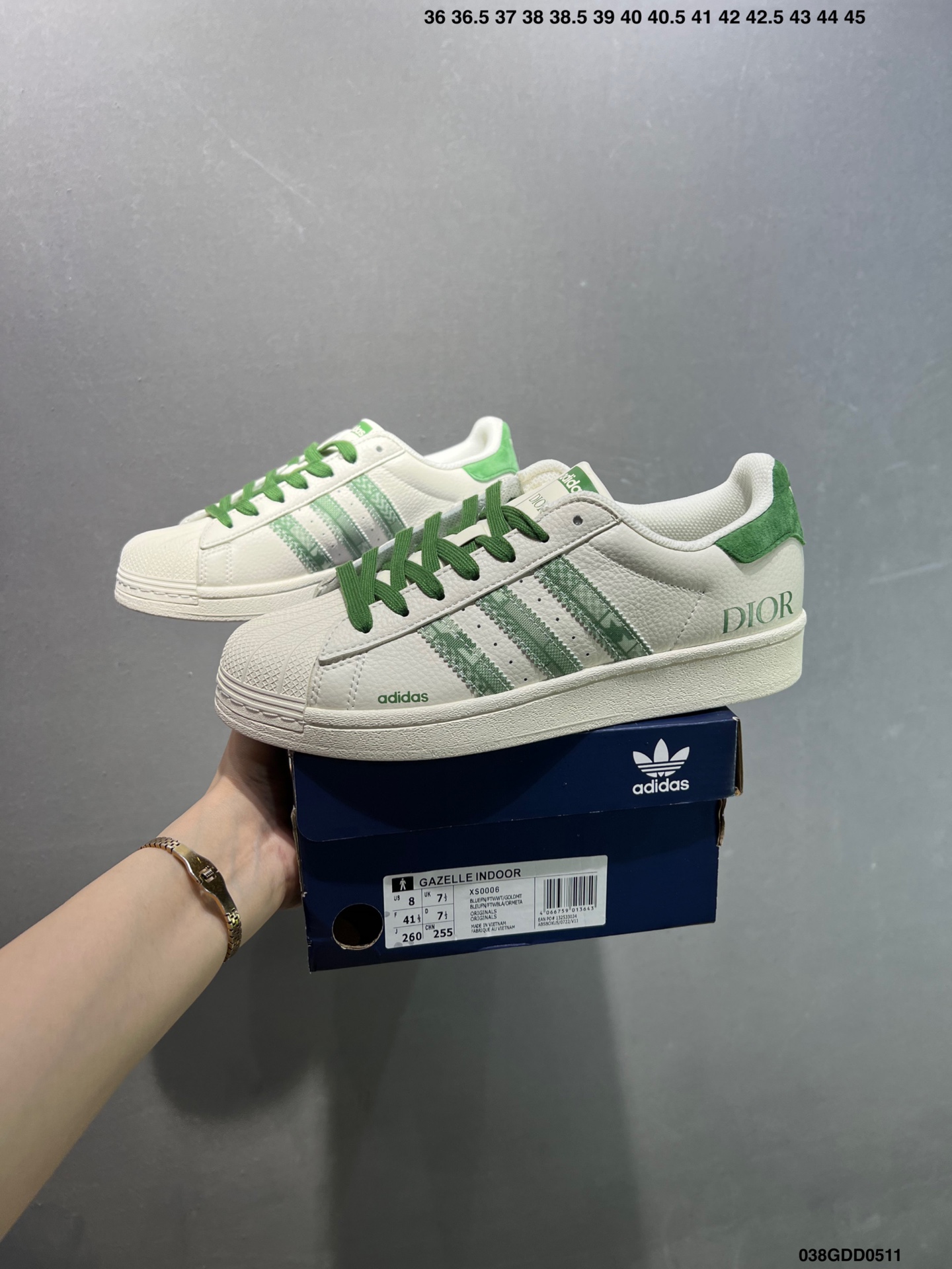 Adidas Superstar x Louis Vuitton Cream Brown Low-Top Sneakers 7 i1746894522749 3578 0 8