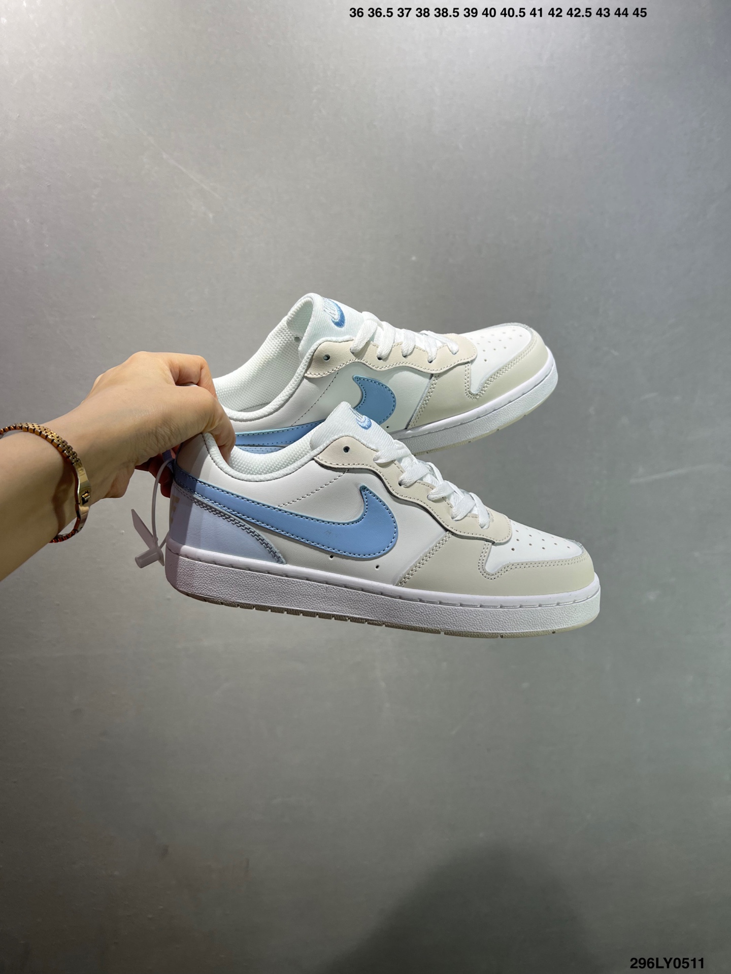 Nike Court Borough Low White Blue Sneakers, Classic & Durable Design 4 i1746894658922 164 0 8