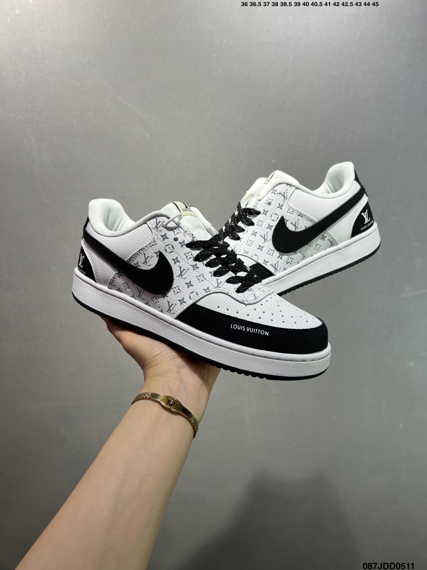 Nike Ebernon Low Premium Sneakers - Louis Vuitton Custom Design 8 i1746894944619 9163 0 7