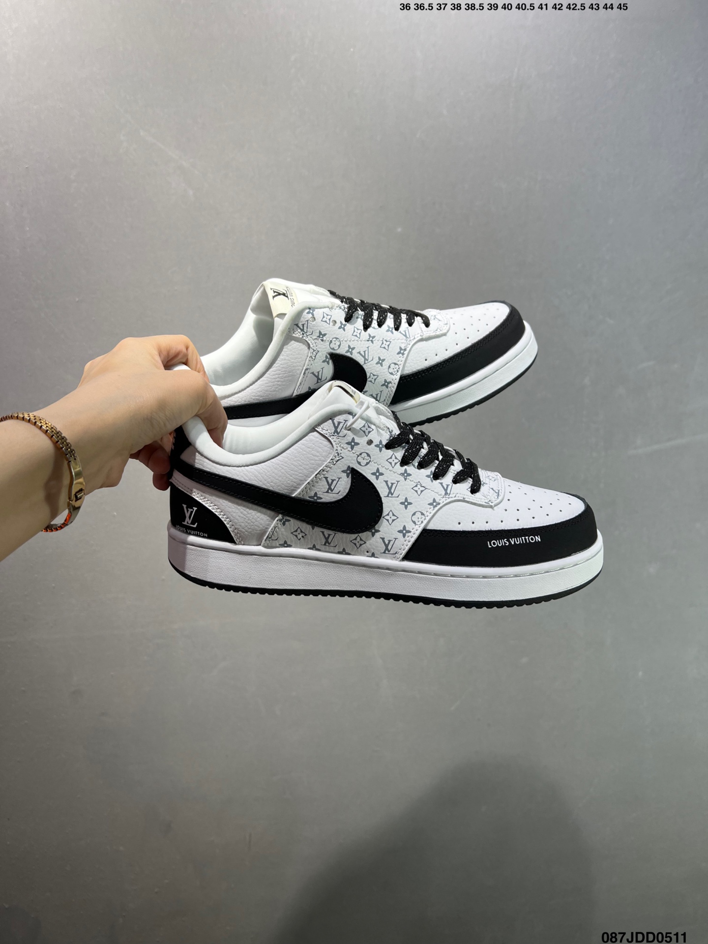 Nike Ebernon Low Premium Sneakers - Louis Vuitton Custom Design 9 i1746894946352 5251 0 8