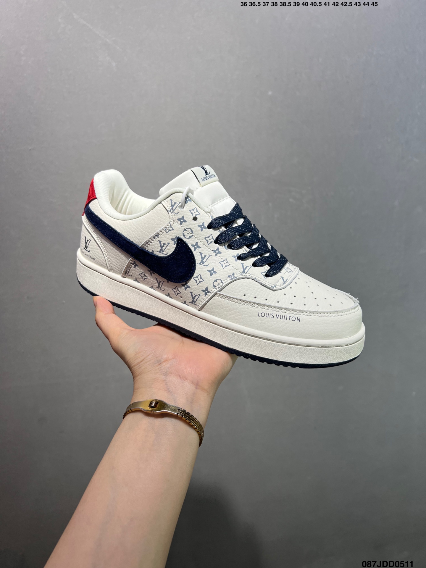 Nike Ebernon Low Premium Sneakers - Louis Vuitton Custom Design 2 i1746894989976 7629 0 1