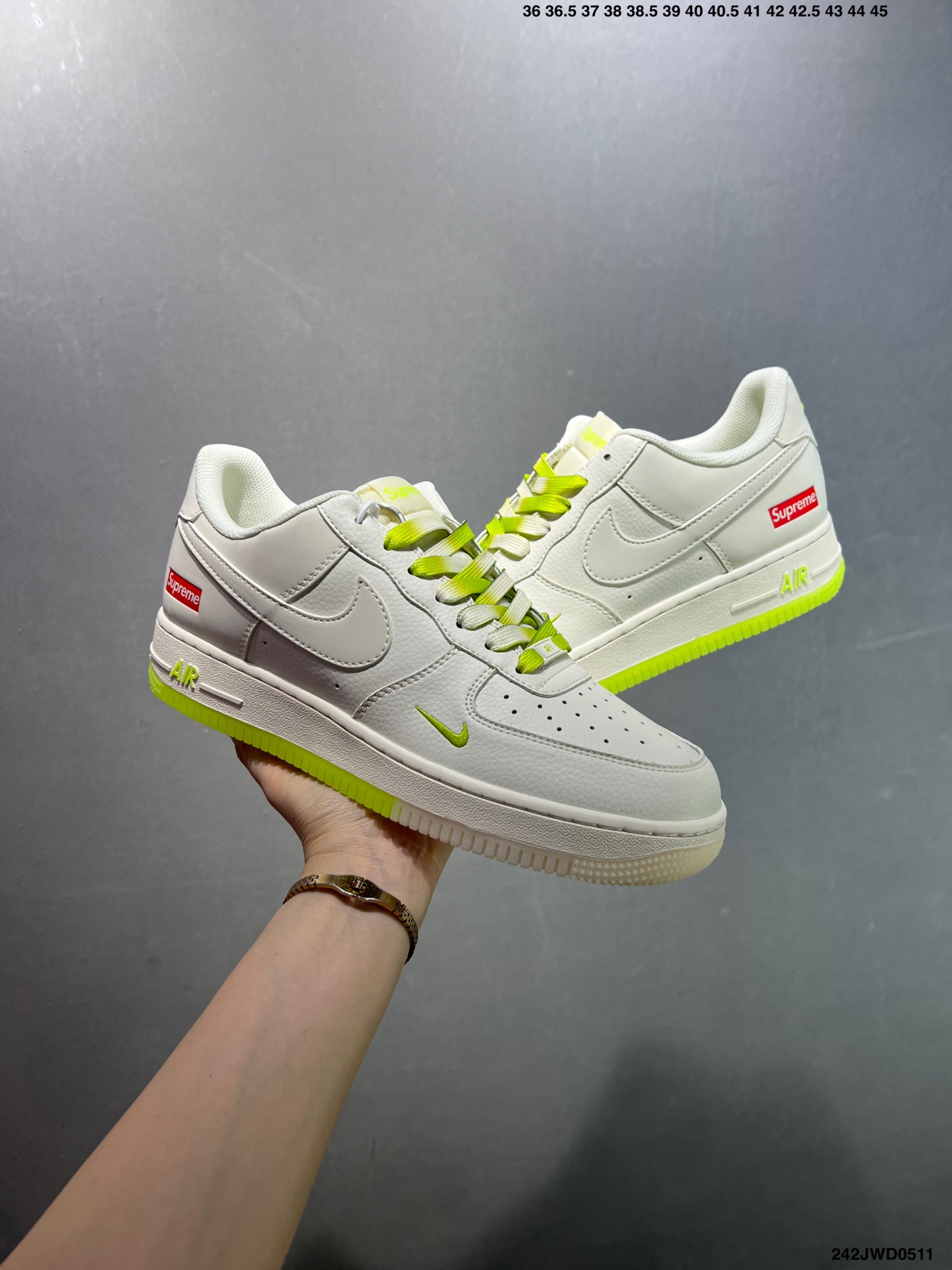 Nike Air Force 1 Low '07 Custom Sneakers - Supreme Collaboration 3 i1746896164239 1347 0 7