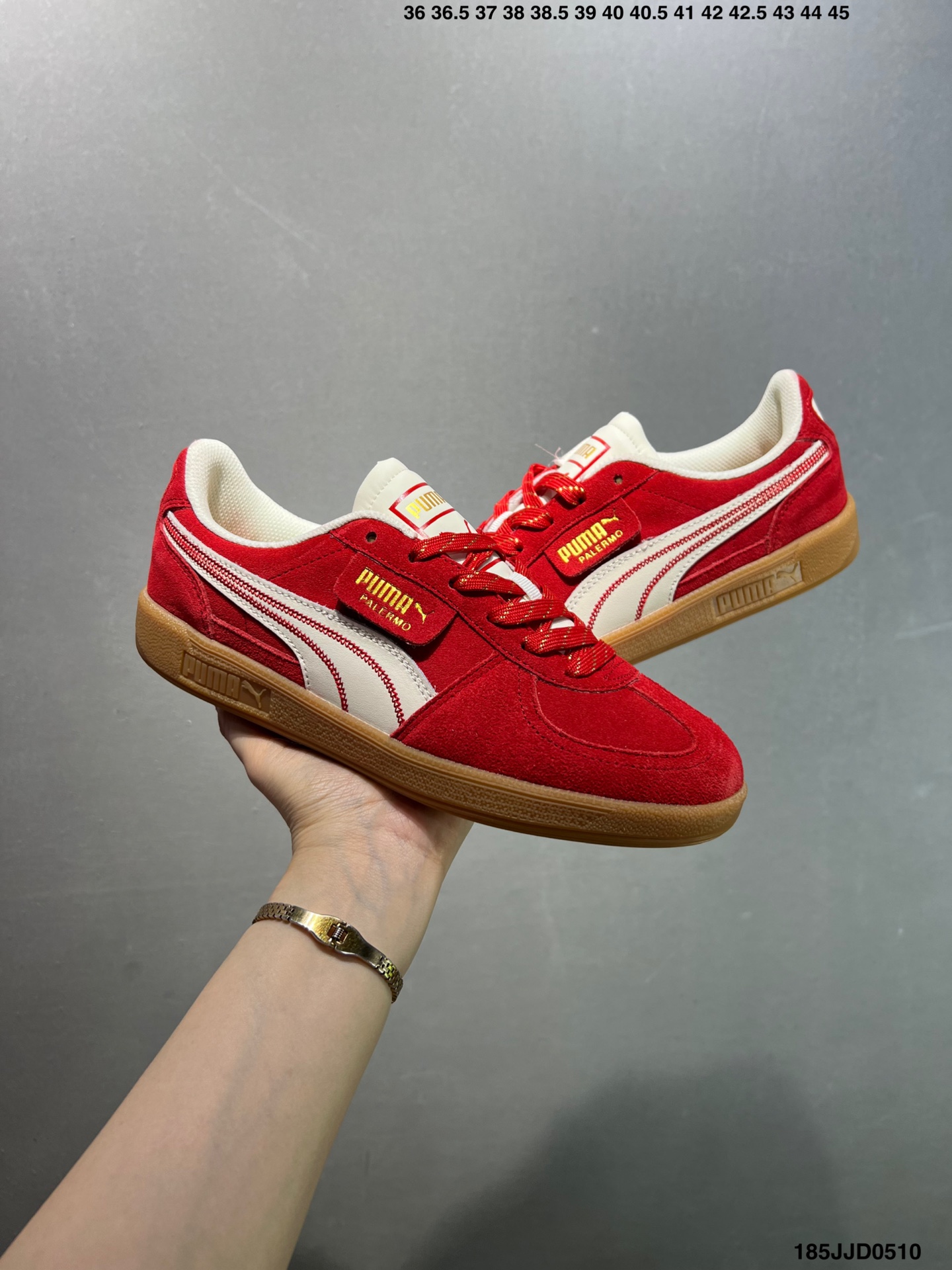 Puma Park Lifestyle OG Sneaker: Retro Red Suede Unisex Athletic Shoe 9 i1746896869644 6405 0 7