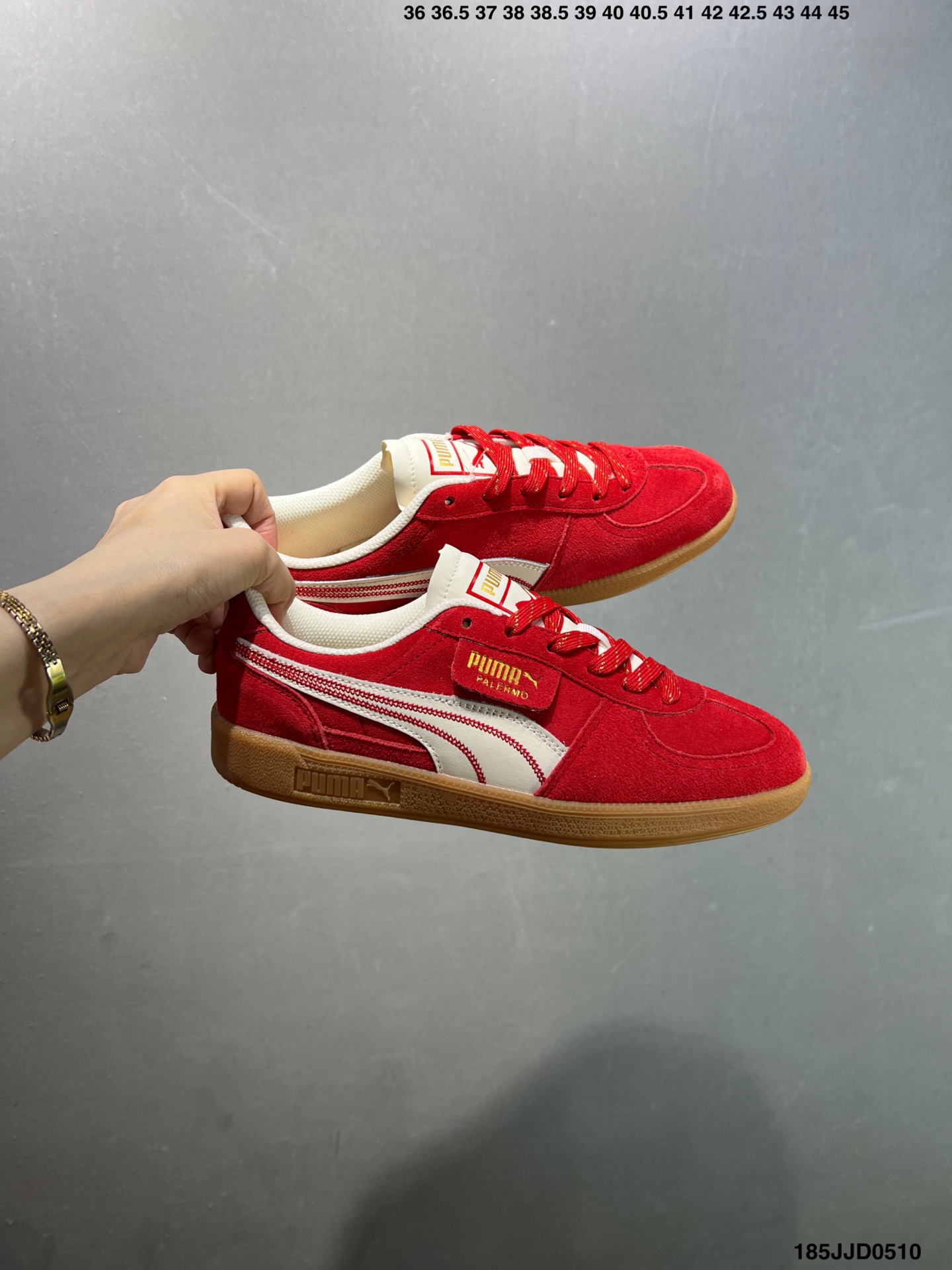 Puma Park Lifestyle OG Sneaker: Retro Red Suede Unisex Athletic Shoe 10 i1746896869648 6372 0 8