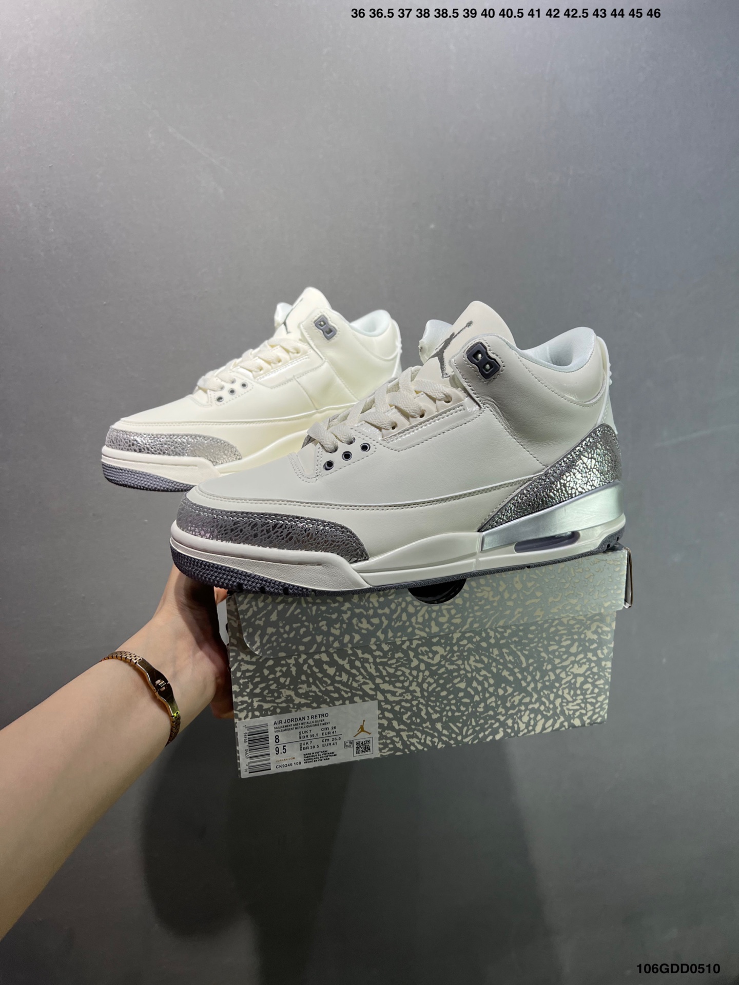 Air Jordan 3 Retro: Classic Style, Modern Comfort - White/Grey Basketball Shoes 10 i1746897029477 3866 0 8