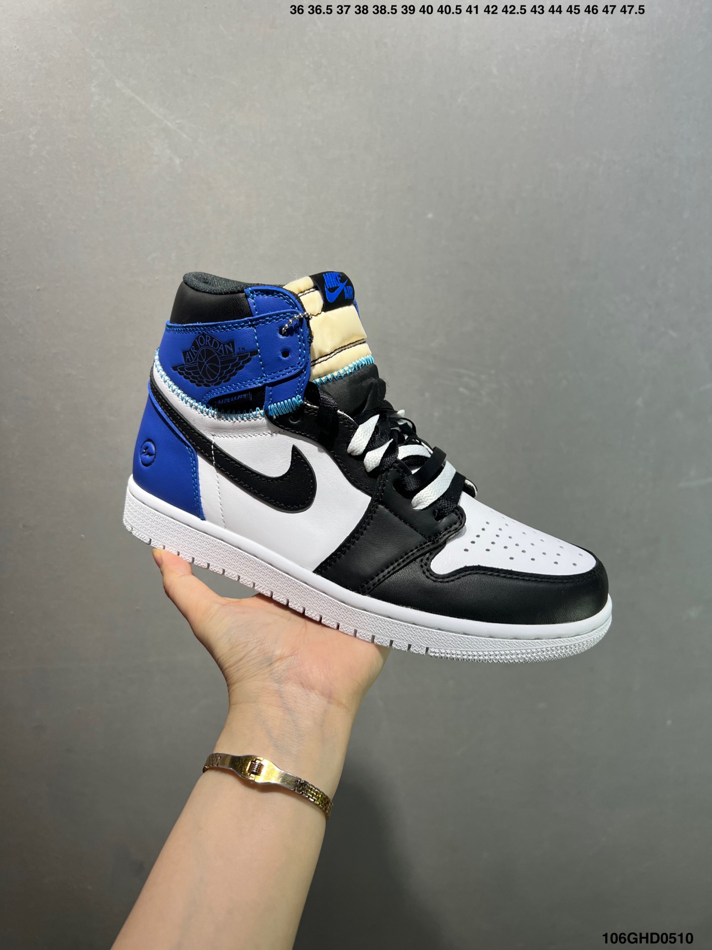 Air Jordan 1 Retro High DZ5485-402 Black/White/Royal Blue Sneakers 3 i1746897092493 3534 0 1
