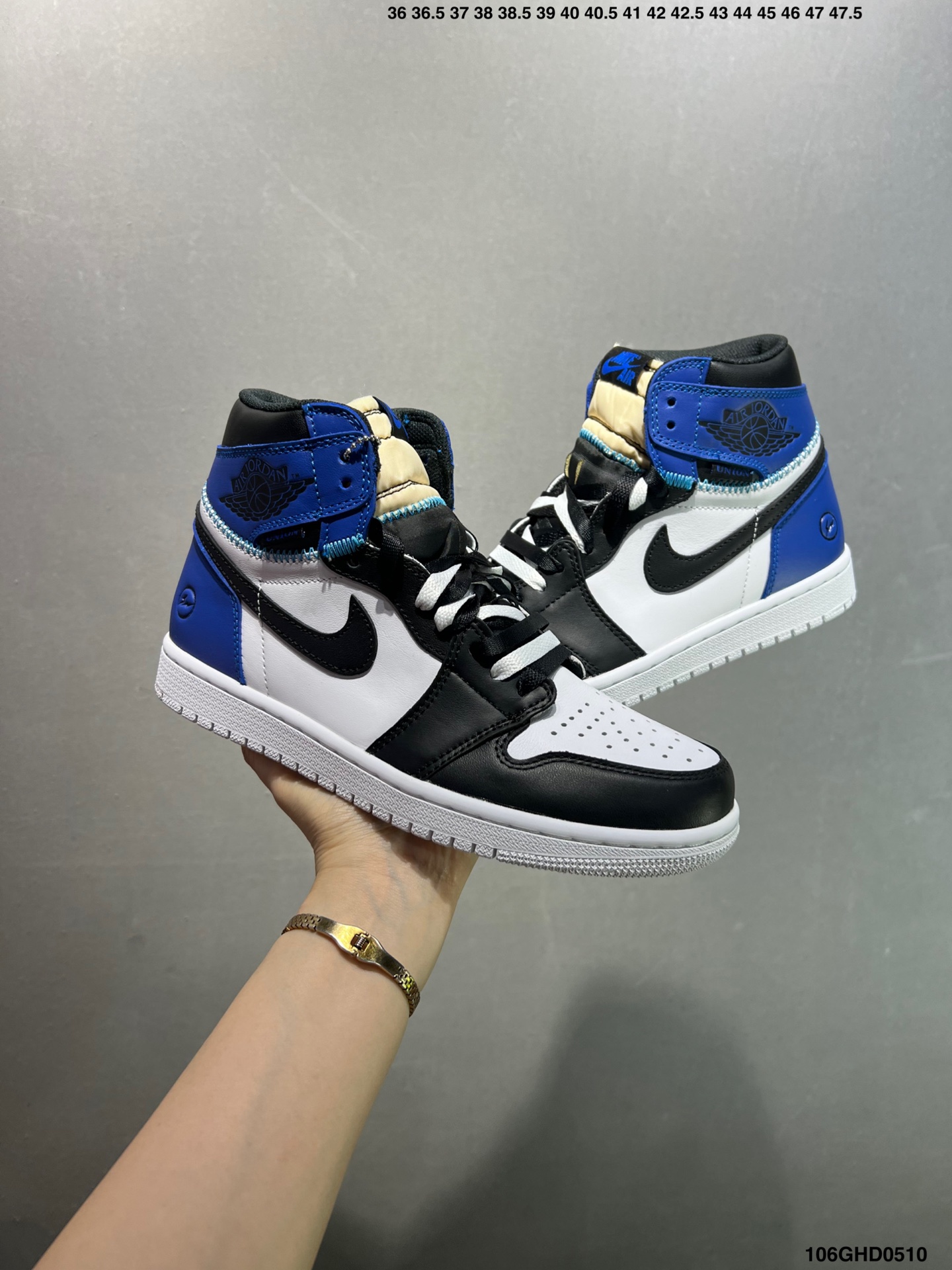 Air Jordan 1 Retro High DZ5485-402 Black/White/Royal Blue Sneakers 9 i1746897092499 7451 0 7