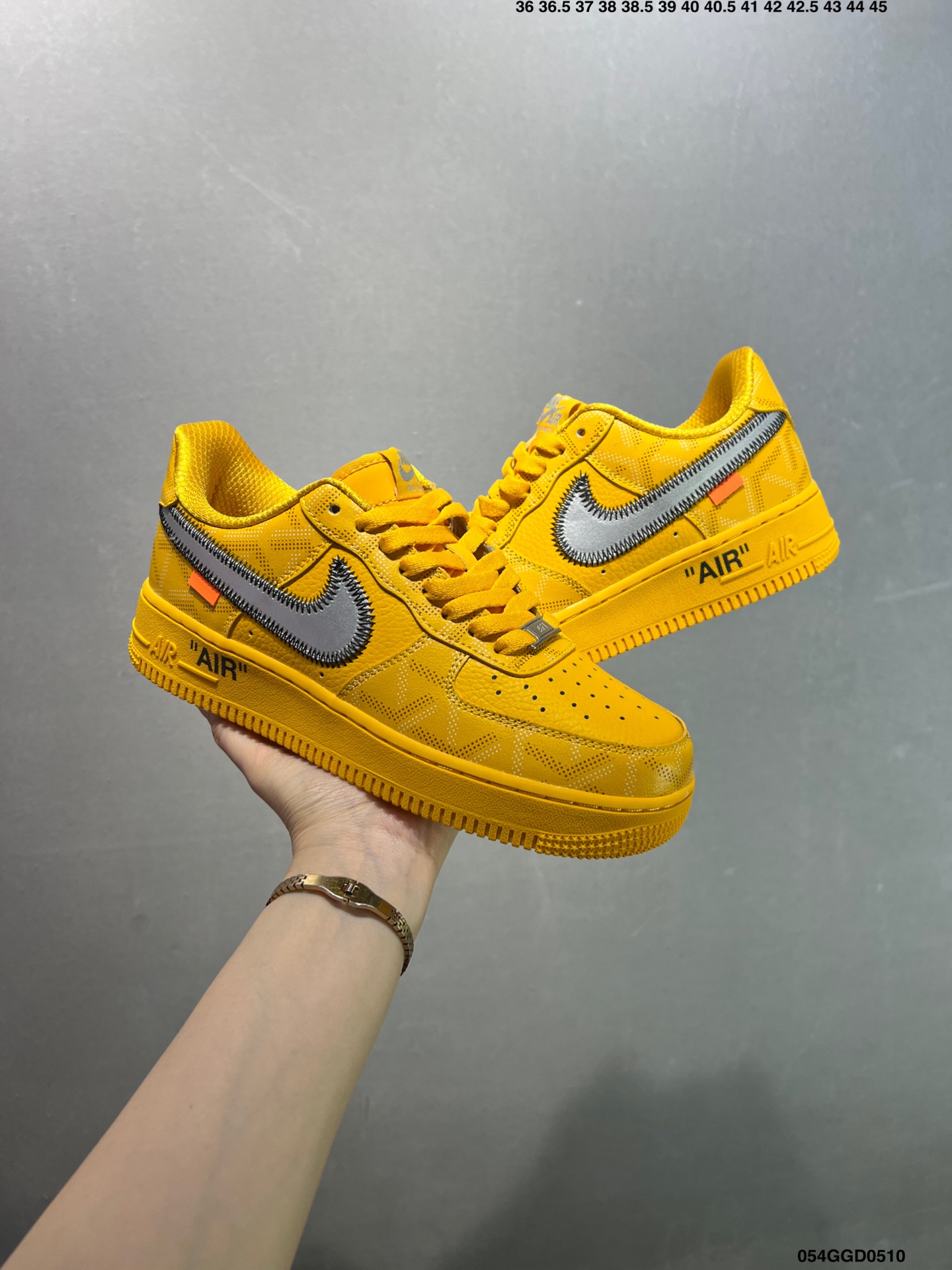 Louis Vuitton x Air Force 1 Low Yellow Sneakers - Size KH-769822 9 i1746897630981 5232 0 7