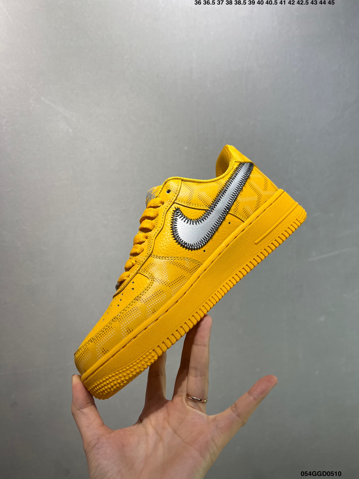 Louis Vuitton x Air Force 1 Low Yellow Sneakers - Size KH-769822 4 i1746897630999 522 0 2