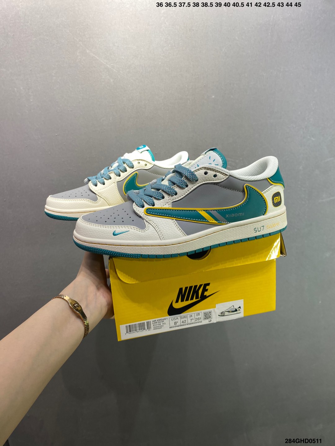 Xiaomi x Air Jordan 1 Low Gulf Blue Designer Fashion Sneakers 10 i1746900064876 6271 0 8