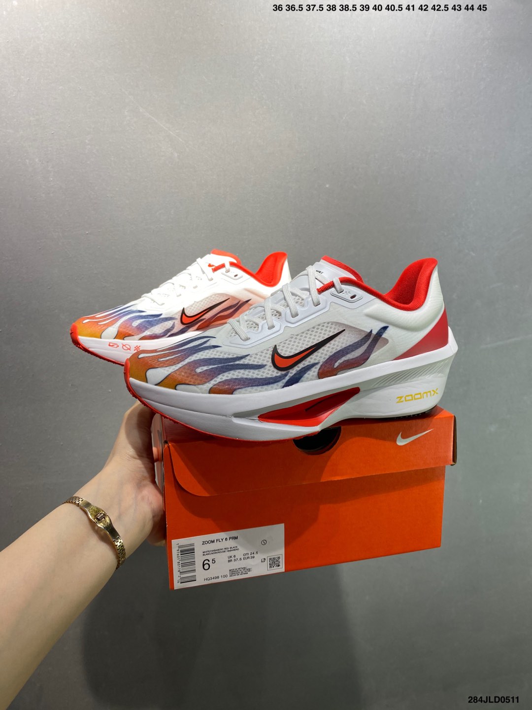 Nike ZoomX Invincible Run Flyknit 6 White/Red Lightweight Running Shoes 10 i1746900251714 697 0 8
