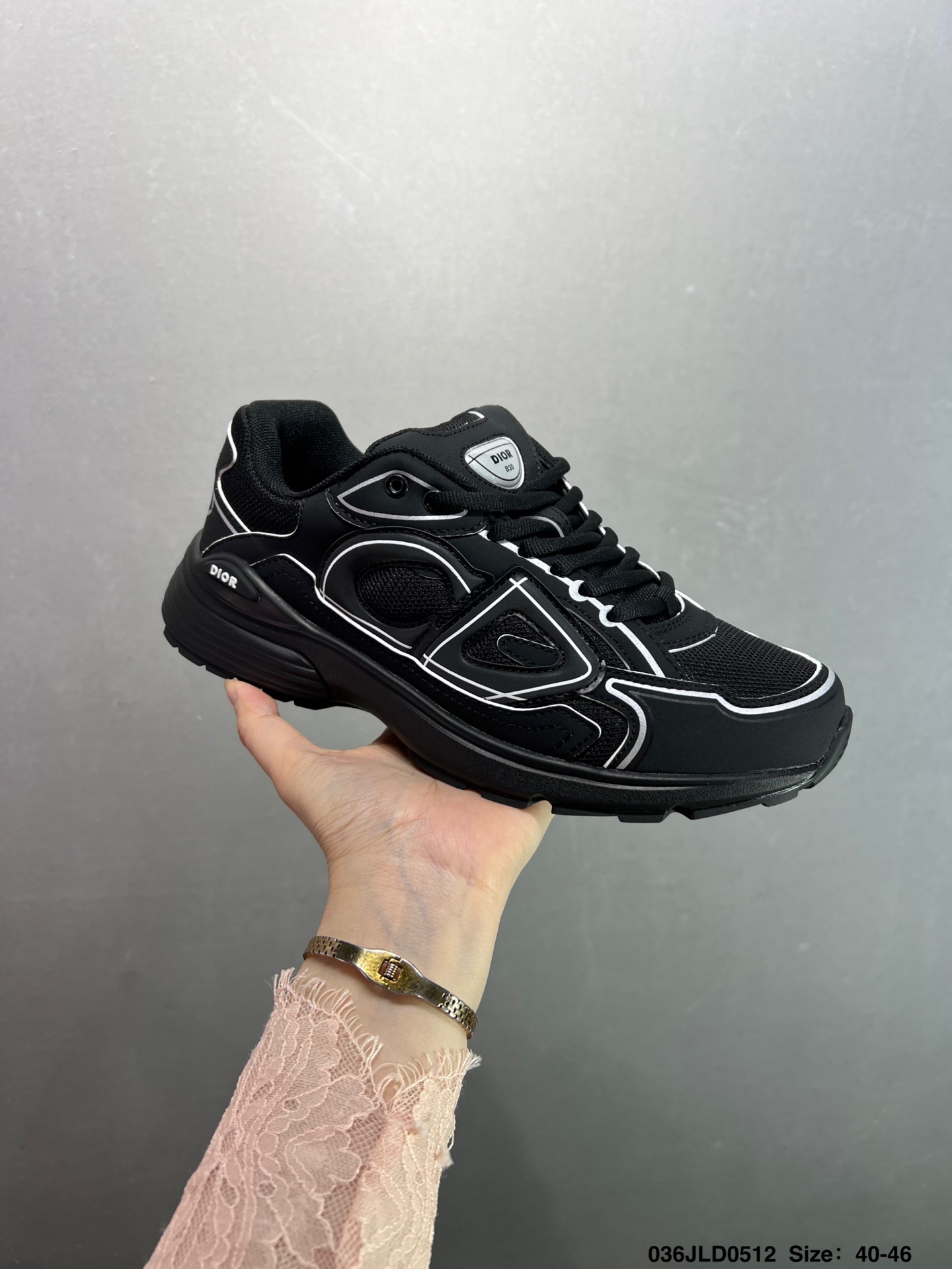 Dior B30 Low-Top Sneakers in Beige Mesh Fabric with Reflective CD30 Logo 6 i1746978657678 6802 0 1