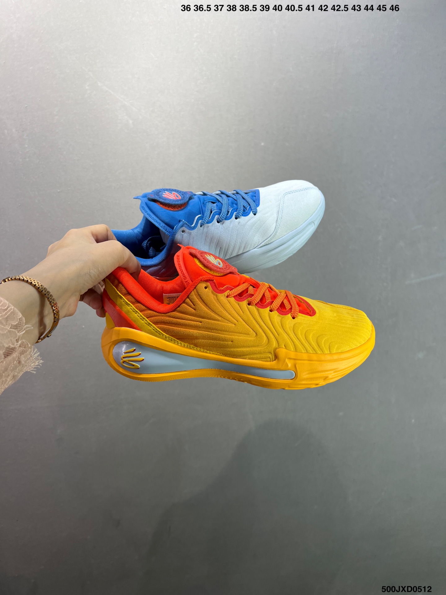 Under Armour Curry Flow 12 'What the Bay' Basketball Shoes - Orange/Yellow 5 i1746979085470 4303 0 8
