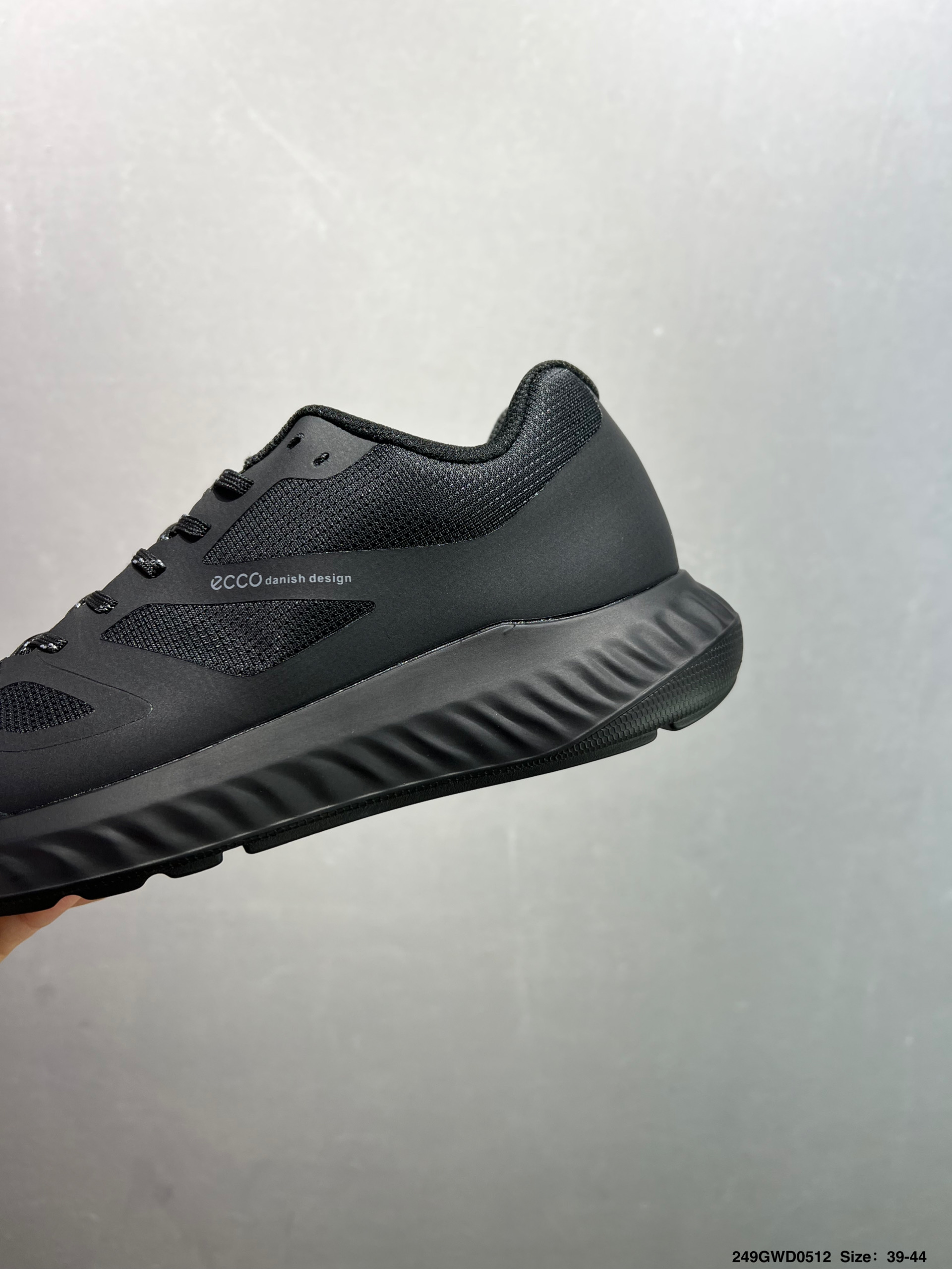 Ecco Lightweight Black Leather Sneakers - Zero Gravity Comfort, Sizes 39-44 7 i1746979552842 3747 0 5