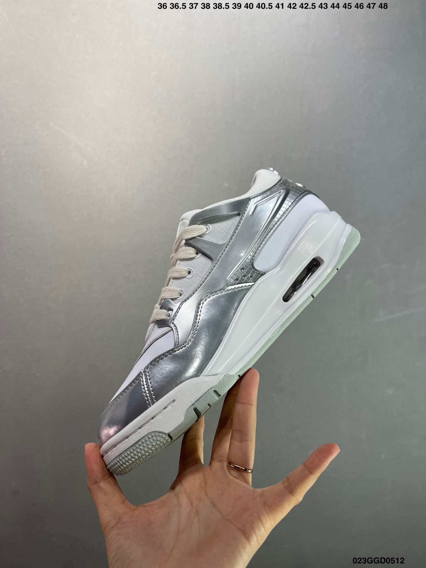 Air Jordan Retro 4 White/Silver Sneakers Authentic Design & Comfort 4 i1746981830893 3317 0 2