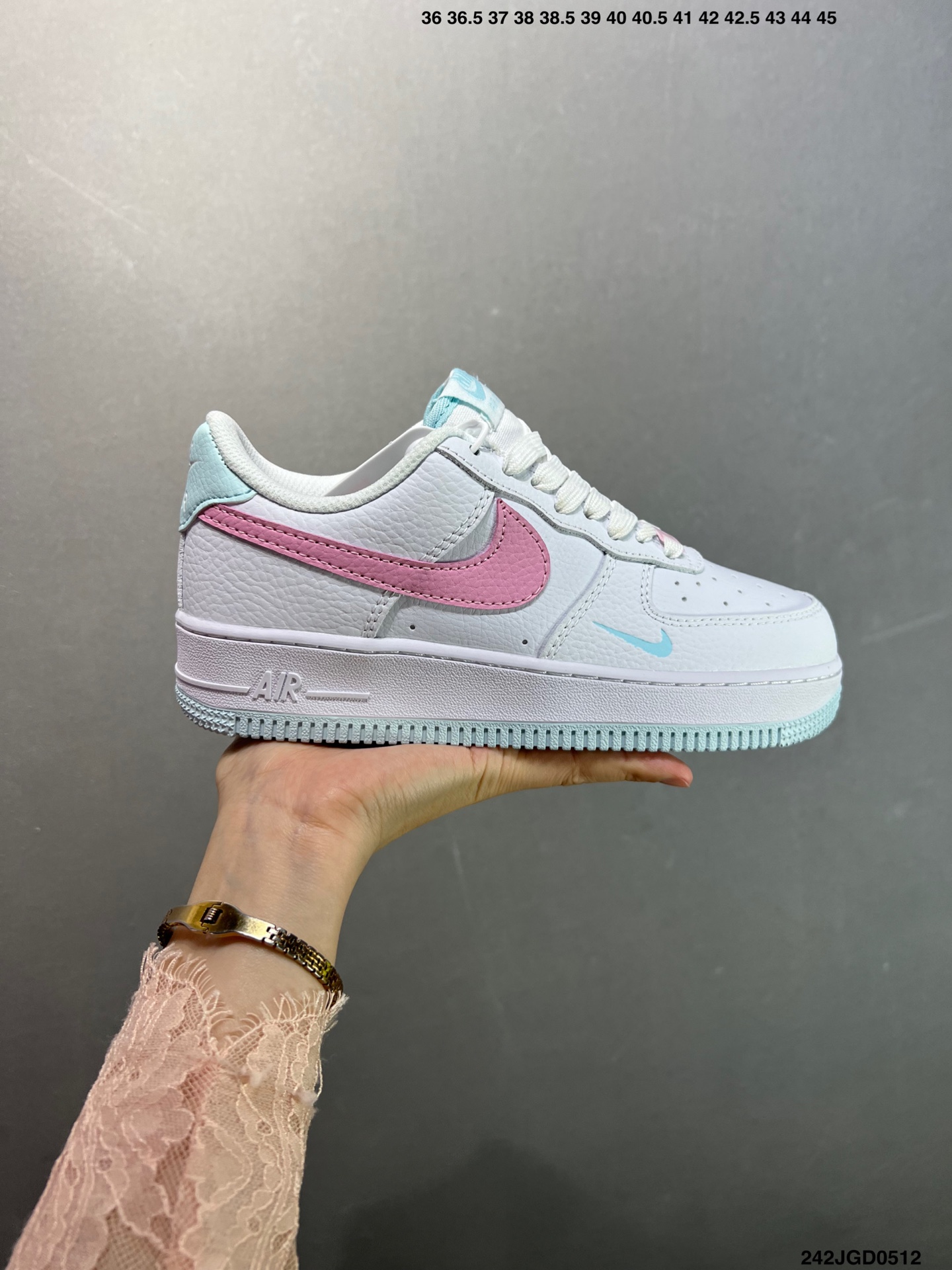 Nike Air Force 1 '07 Low White/Pink Women's Sneakers - IH0640-161 2 i1746982046381 5896 0 0