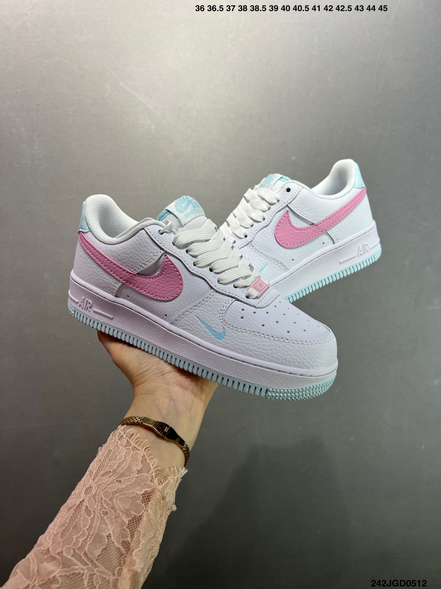 Nike Air Force 1 '07 Low White/Pink Women's Sneakers - IH0640-161 9 i1746982046383 9213 0 7