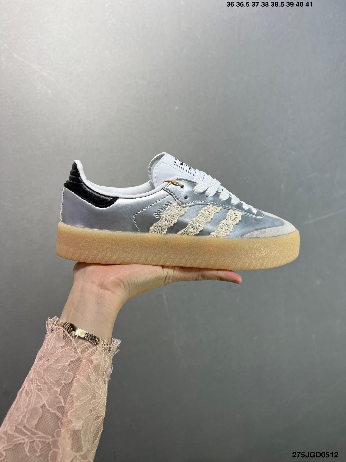 Adidas Originals Women's Samba Rose Lace Trim Platform Sneakers 2 i1746982167794 9936 0 0