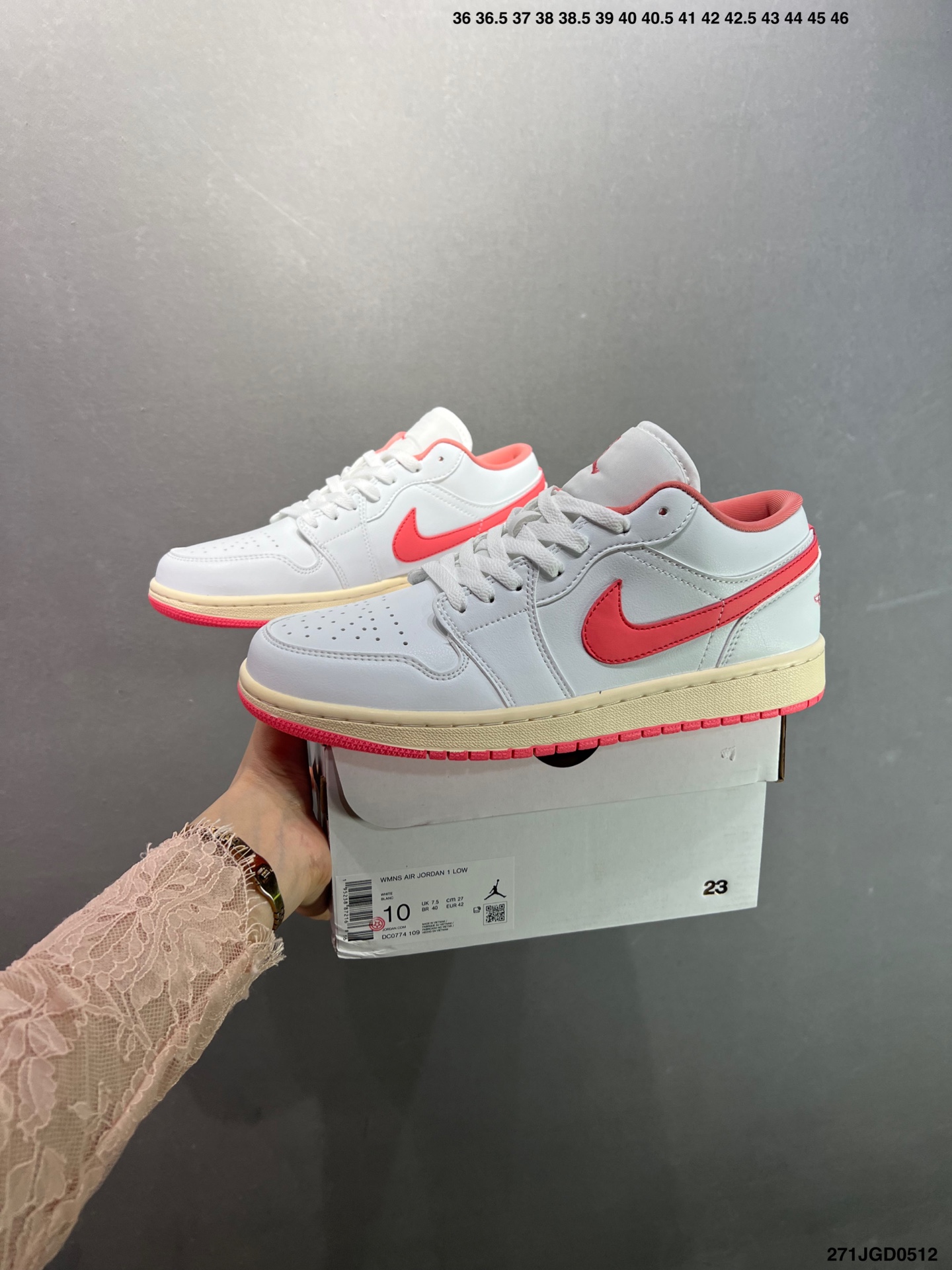 Nike Air Jordan 1 Low OG SP White/Red Casual Sneakers DC0774-061 10 i1746982381702 5044 0 8